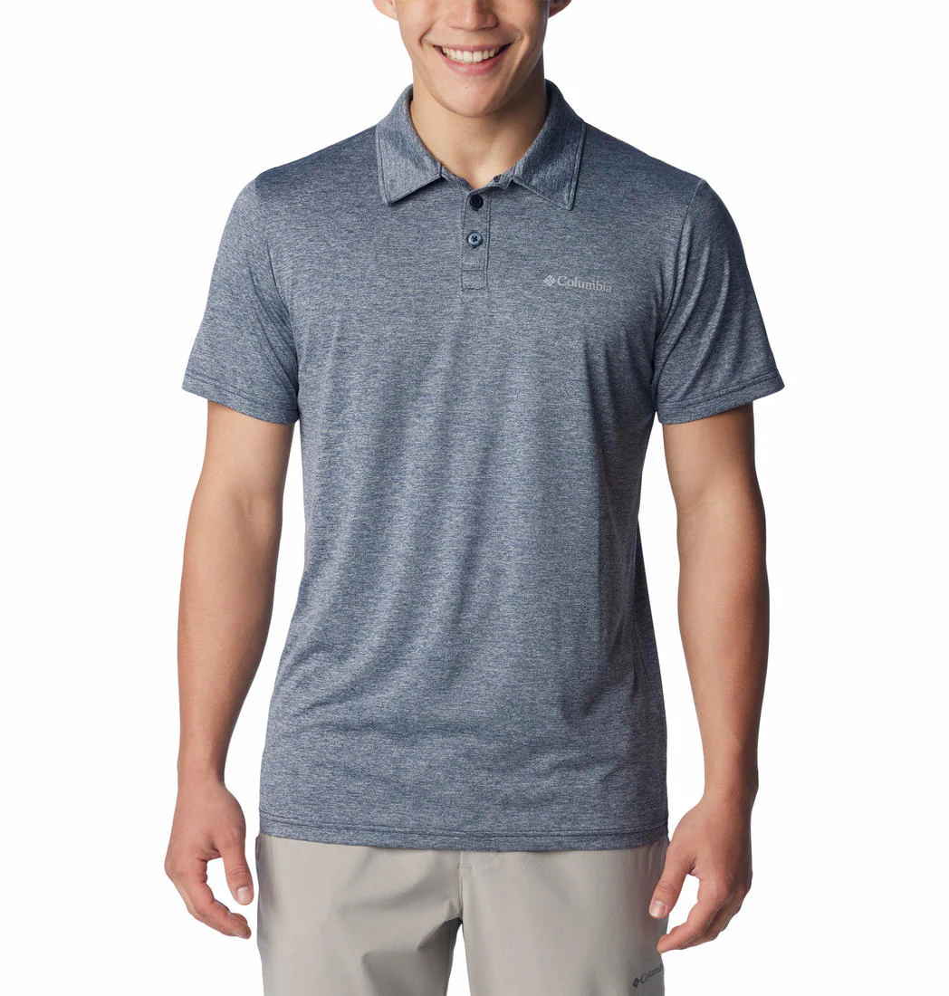 Columbia Men Blue Columbia Hike Polo