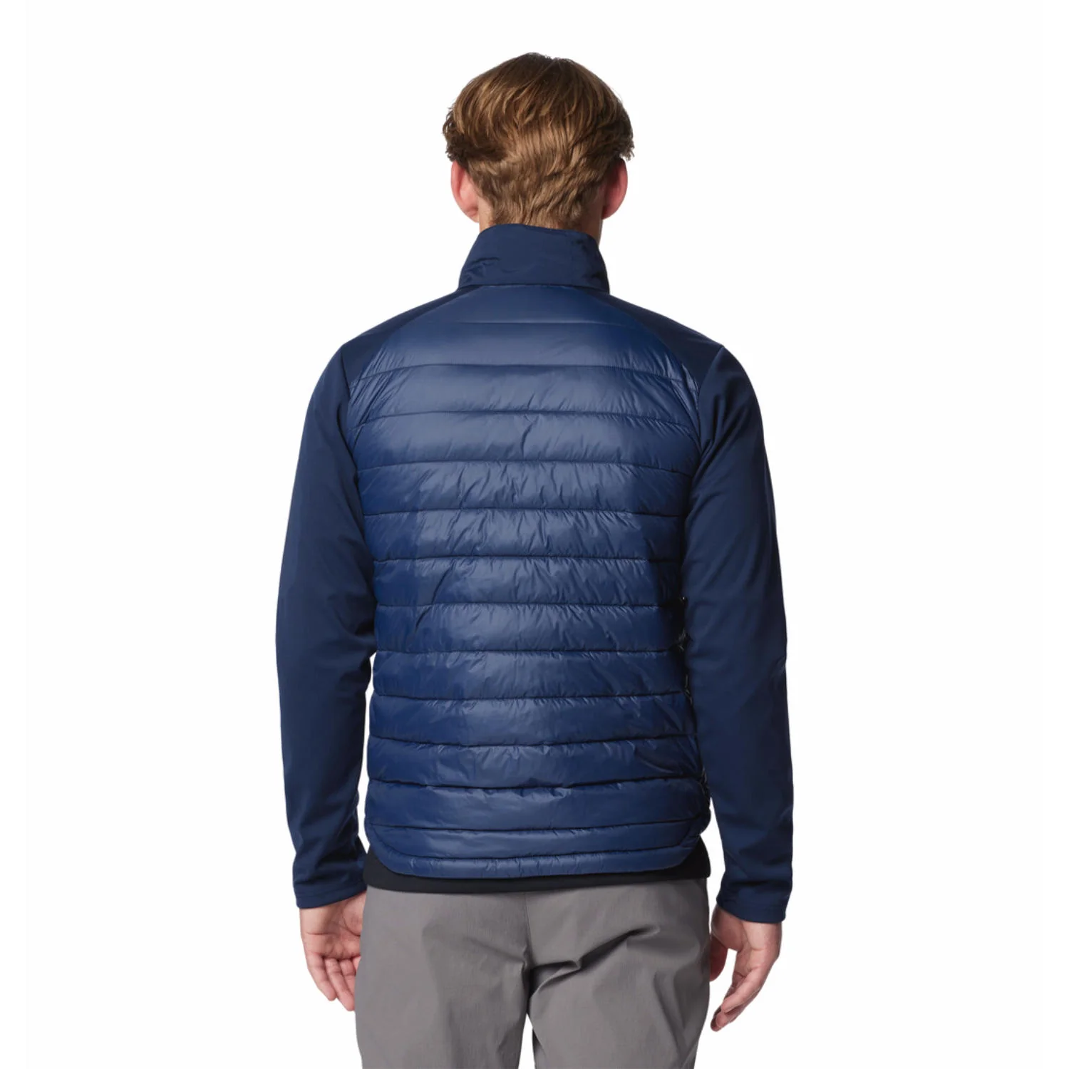 Columbia Men Blue Columbia Tech Hybrid Softshell - Image 2