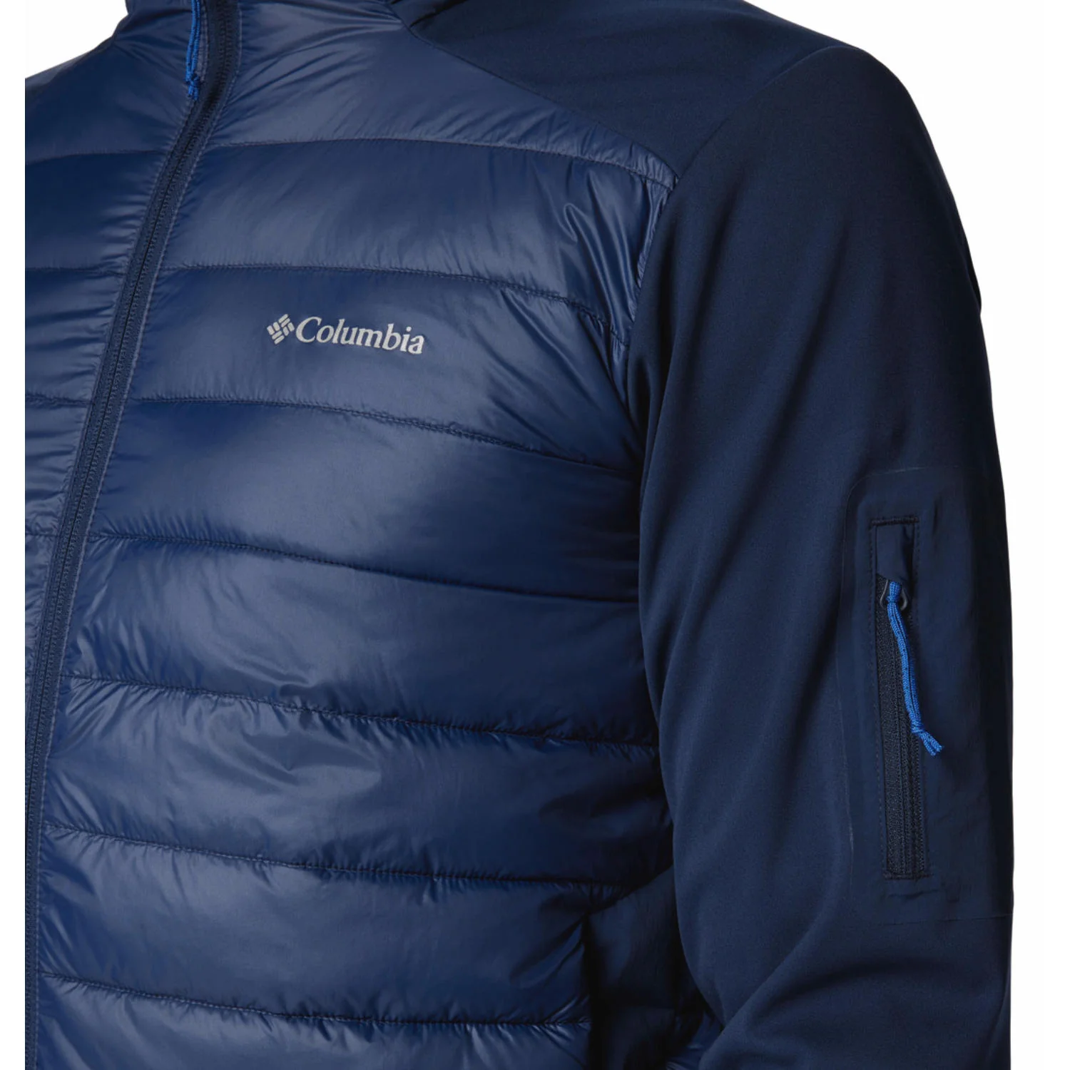 Columbia Men Blue Columbia Tech Hybrid Softshell - Image 8