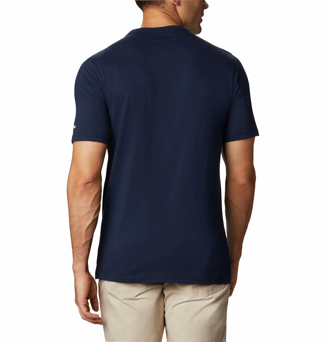 Columbia Men Blue CSC Basic Logo Short Sleeve - Image 2