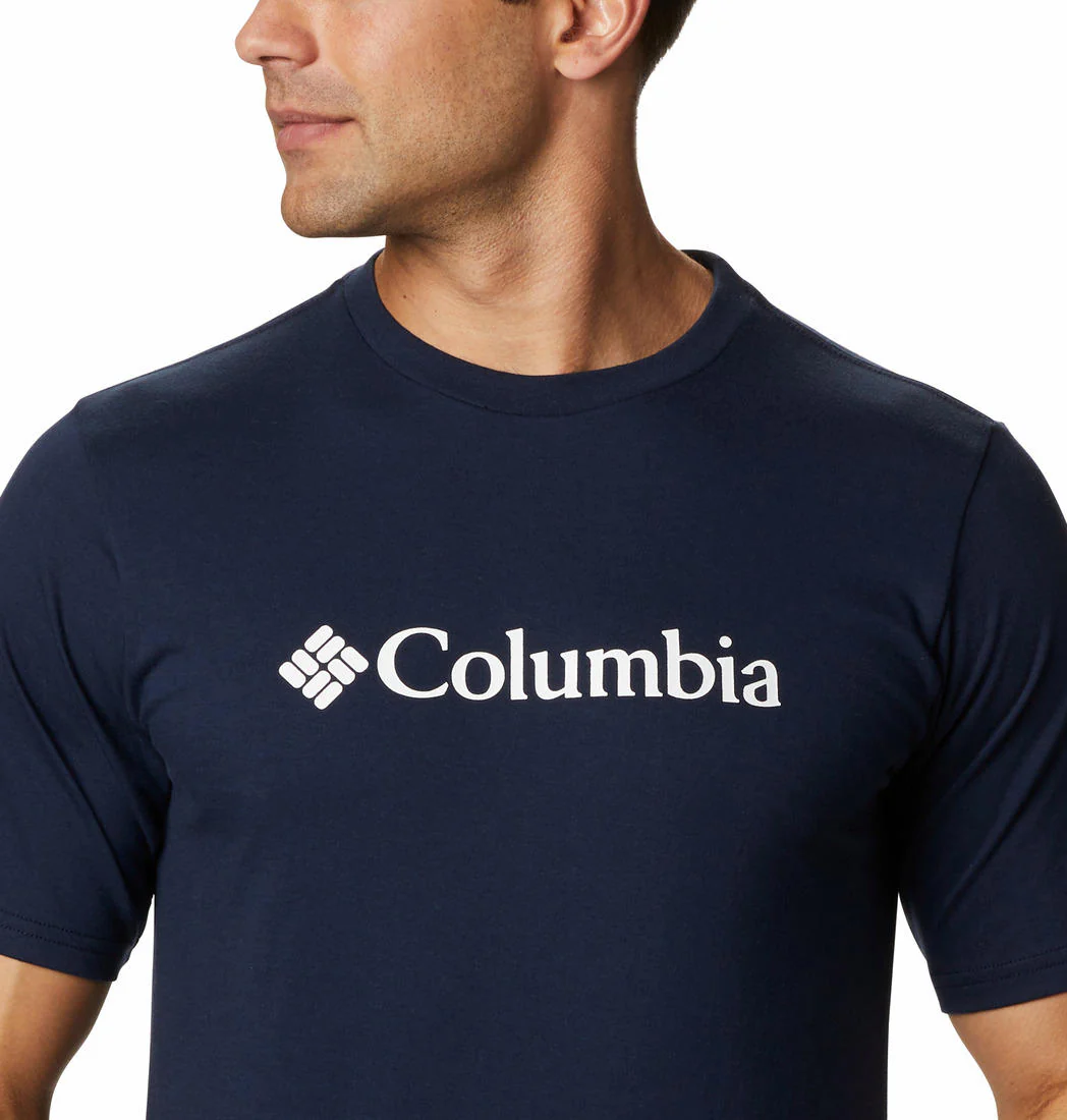 Columbia Men Blue CSC Basic Logo Short Sleeve - Image 5