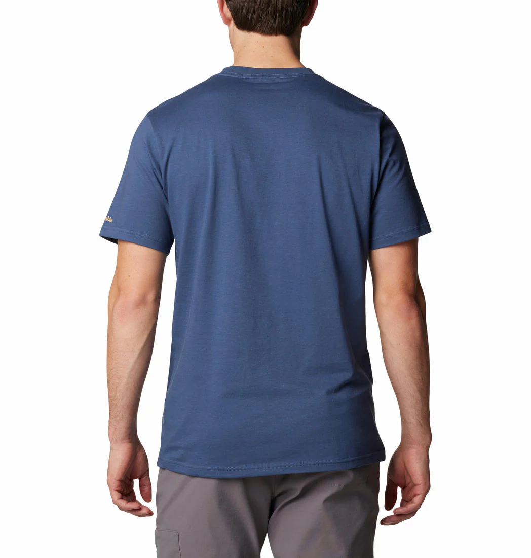 Columbia Men Blue CSC Seasonal Logo Tee - Image 2