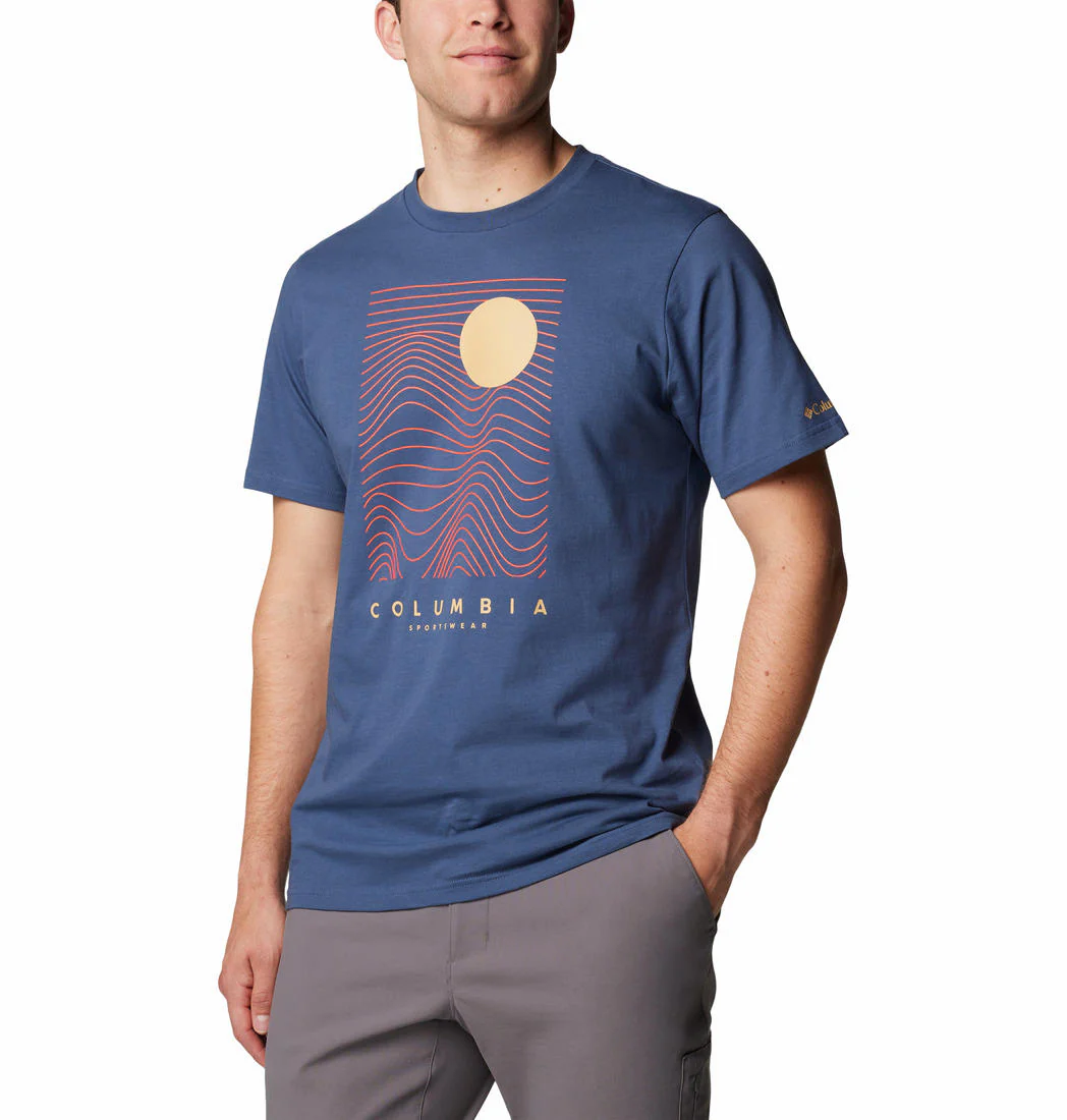 Columbia Men Blue CSC Seasonal Logo Tee - Image 5