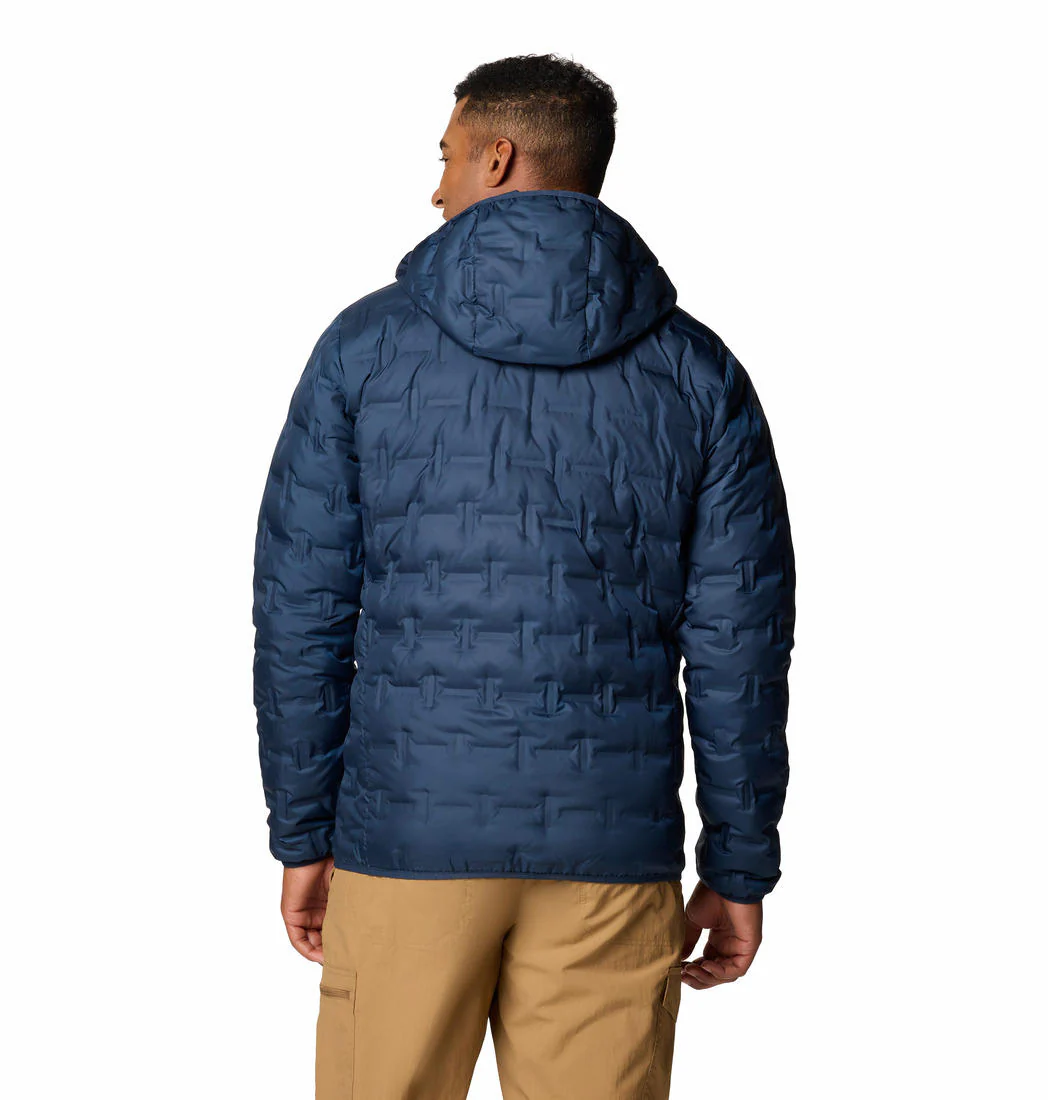 Columbia Men Blue Delta Ridge II Down Hooded Jacket - Image 2