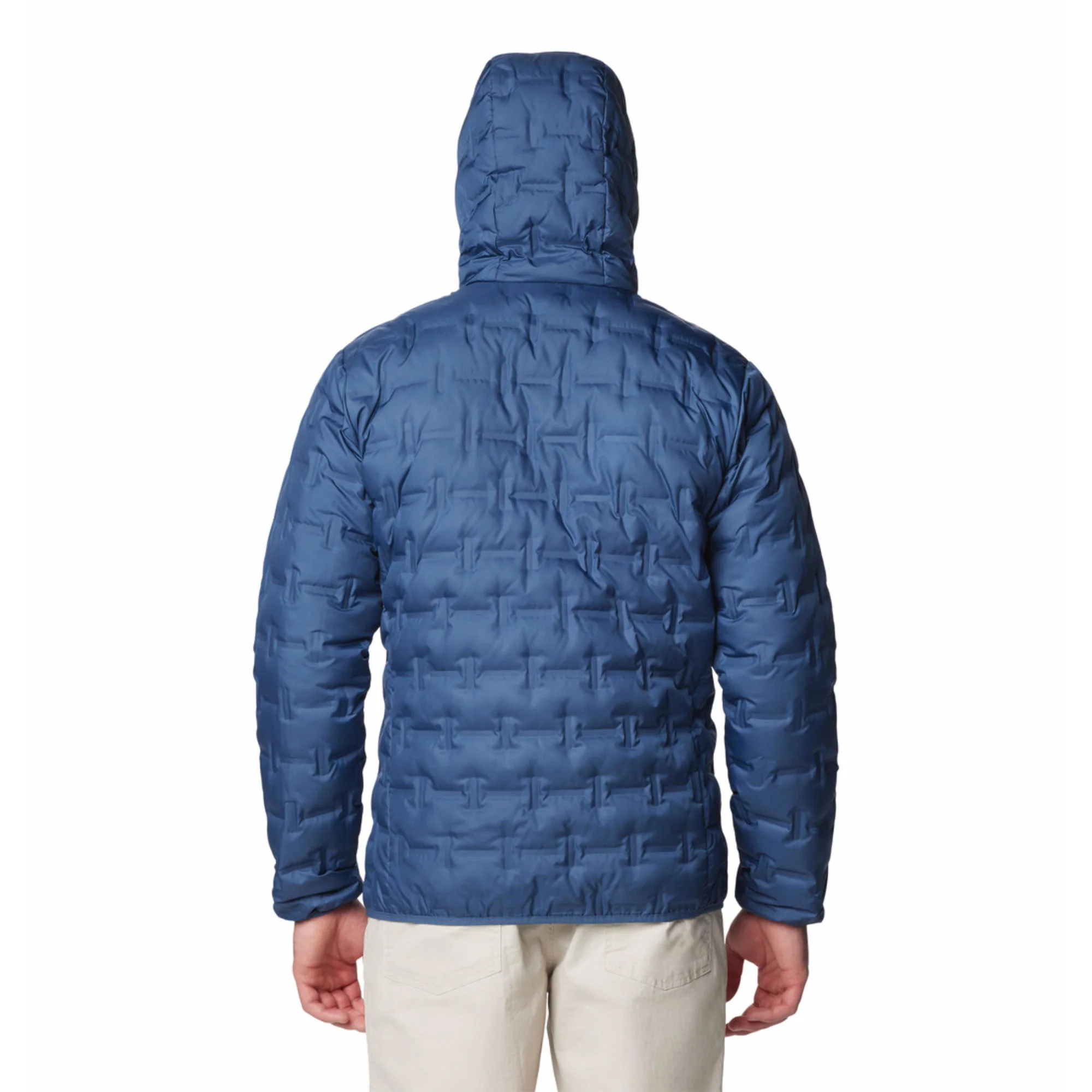 Columbia Men Blue Delta Ridge II Down Hooded Jacket - Image 2