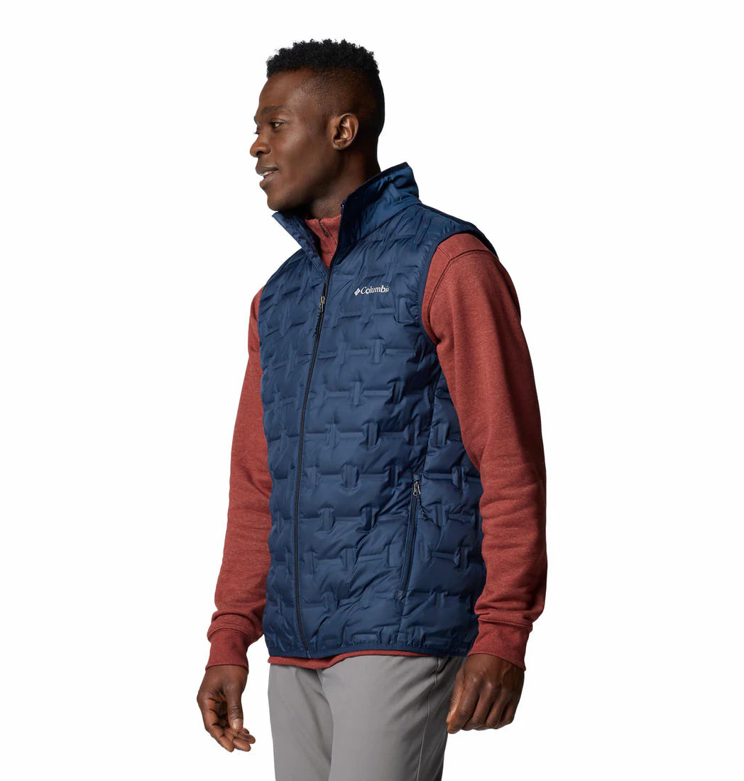 Columbia Men Blue Delta Ridge II Down Vest - Image 3