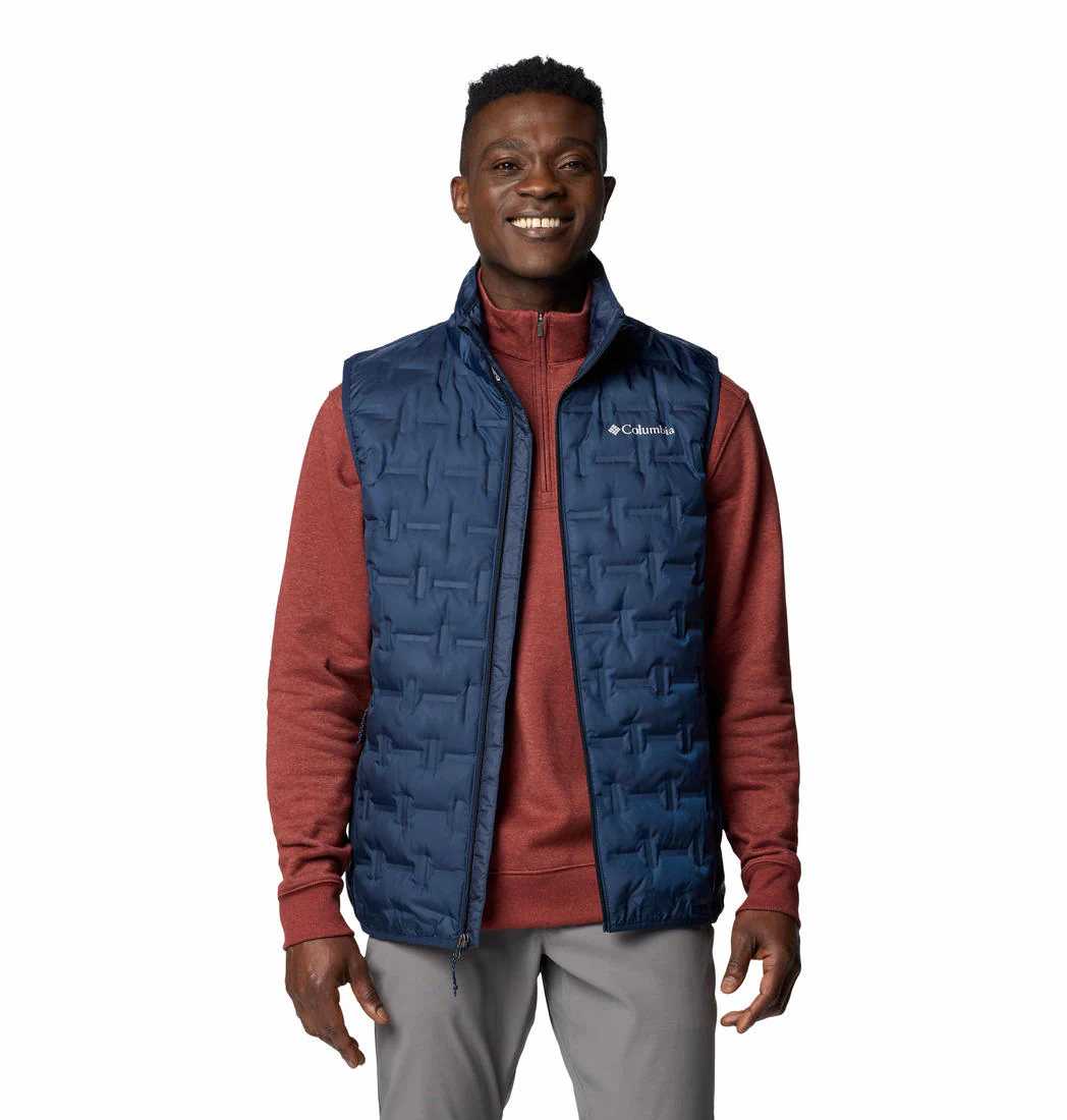 Columbia Men Blue Delta Ridge II Down Vest - Image 5