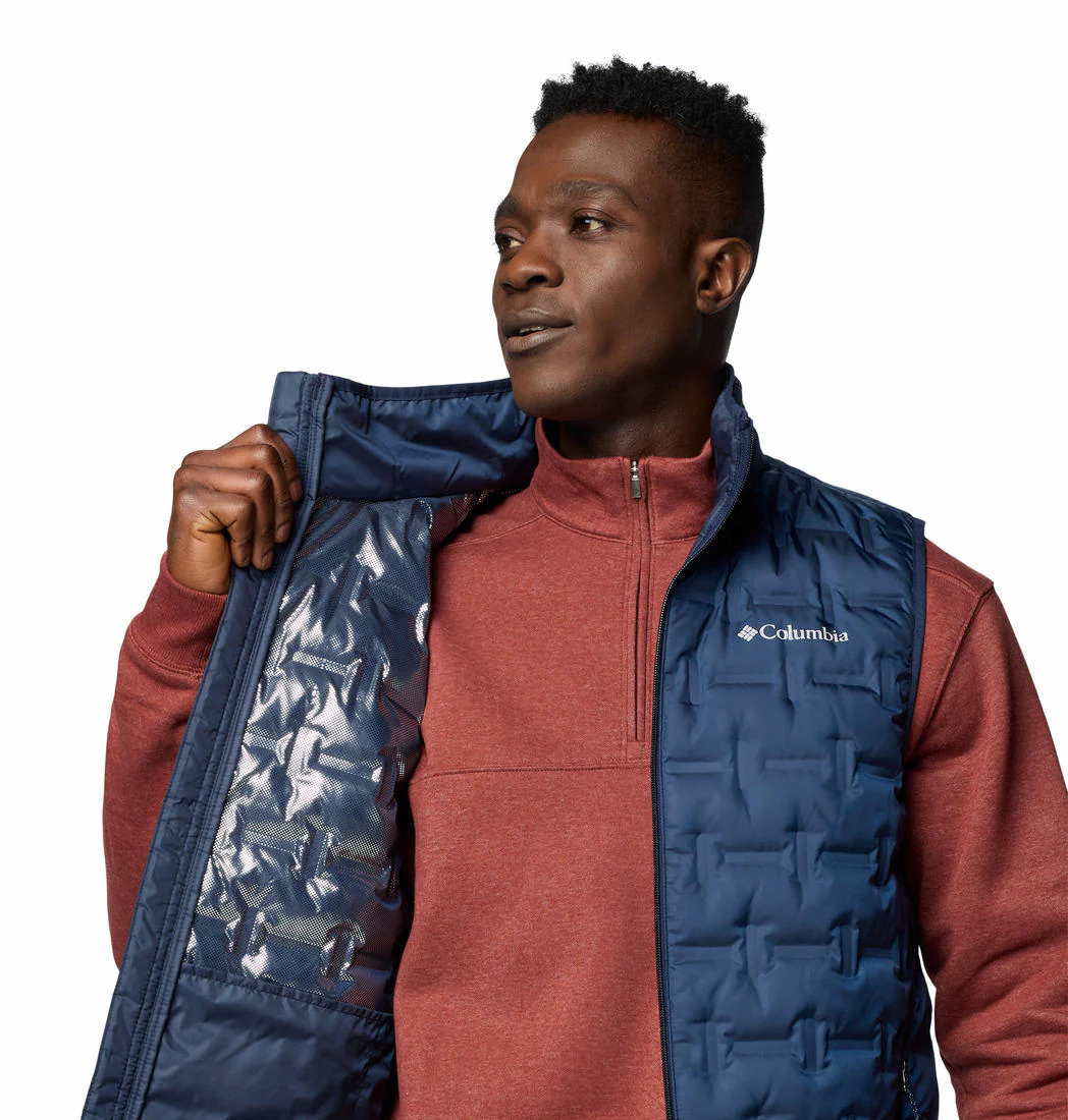 Columbia Men Blue Delta Ridge II Down Vest - Image 8