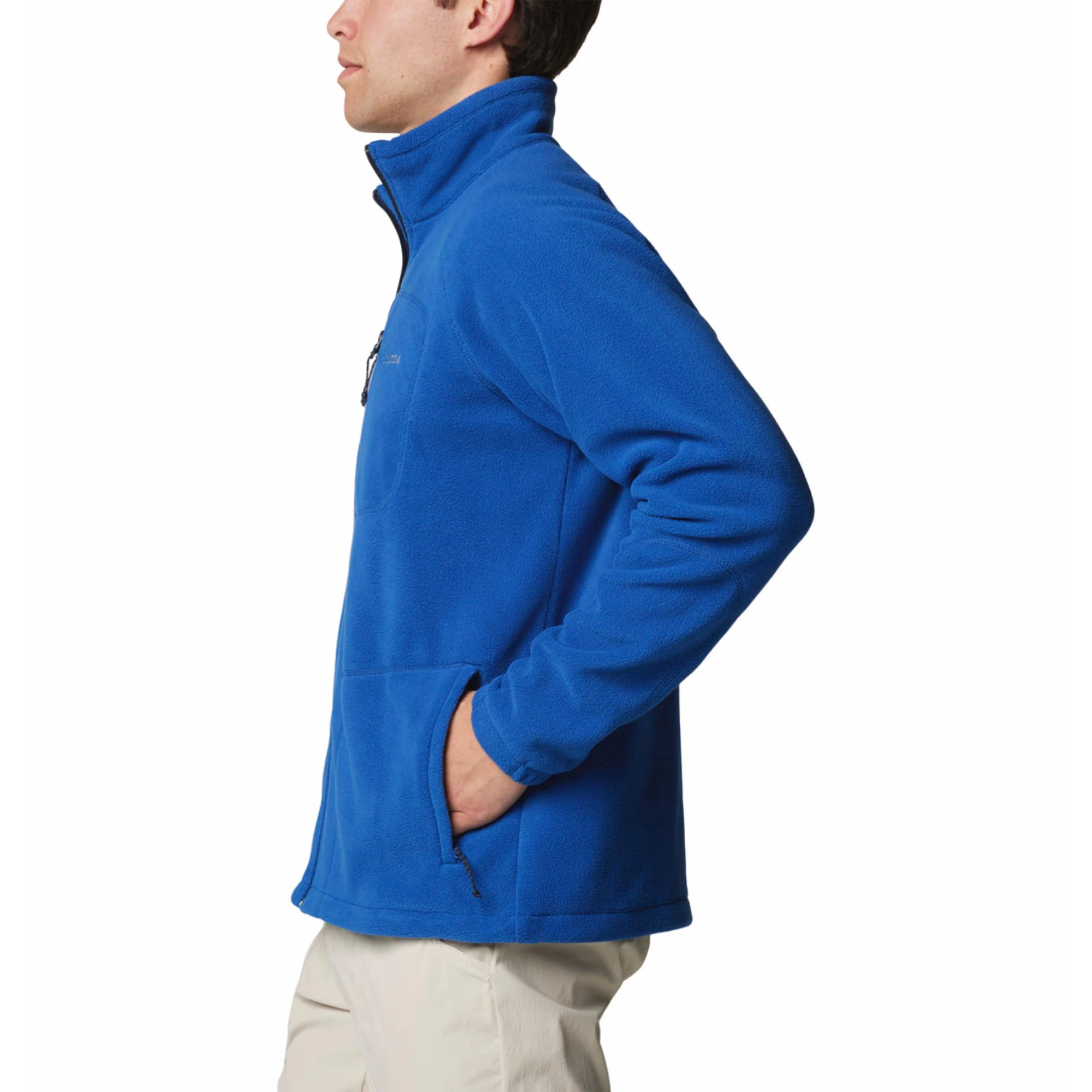 Columbia Men Blue Fast Trek II Full Zip Fleece - Image 3