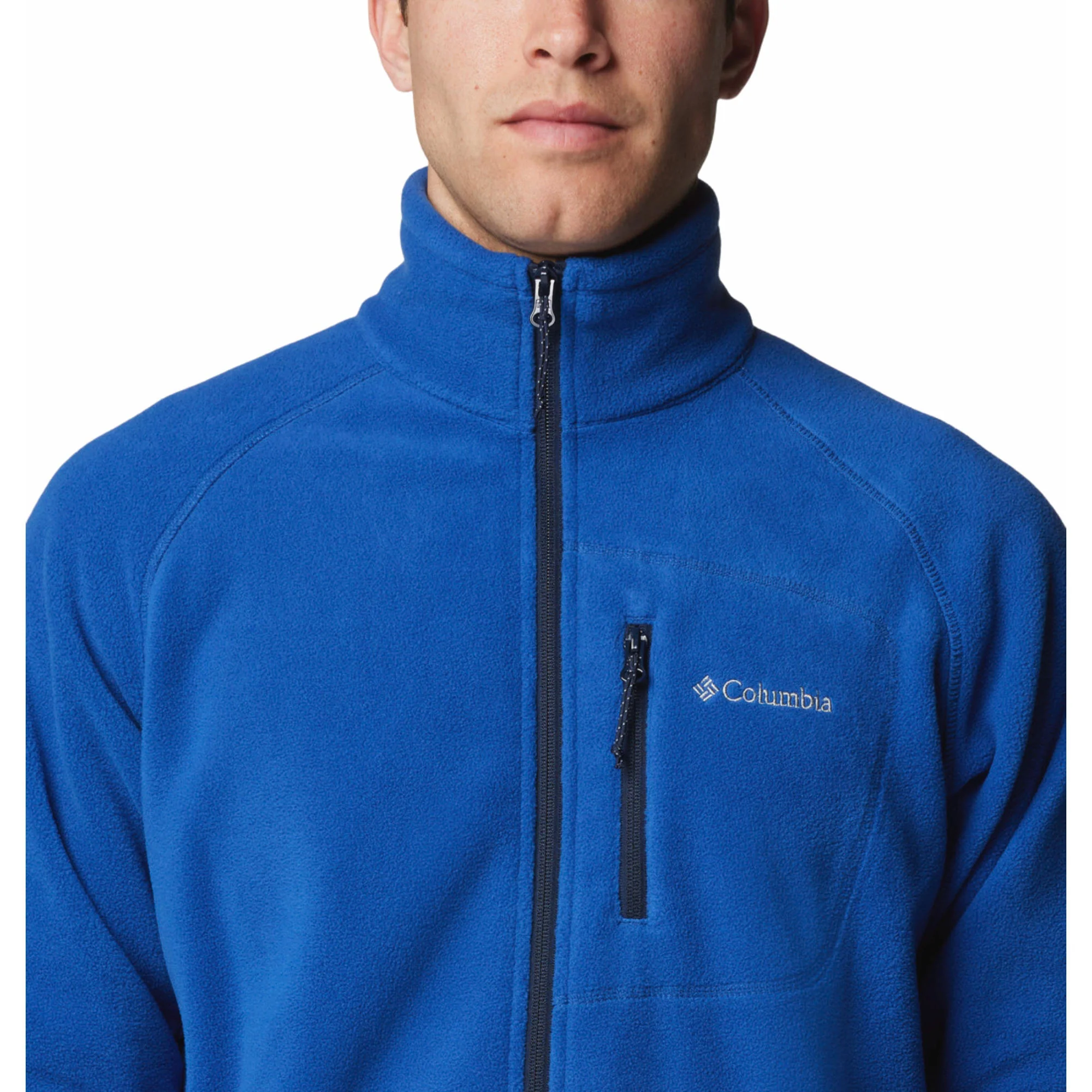 Columbia Men Blue Fast Trek II Full Zip Fleece - Image 6