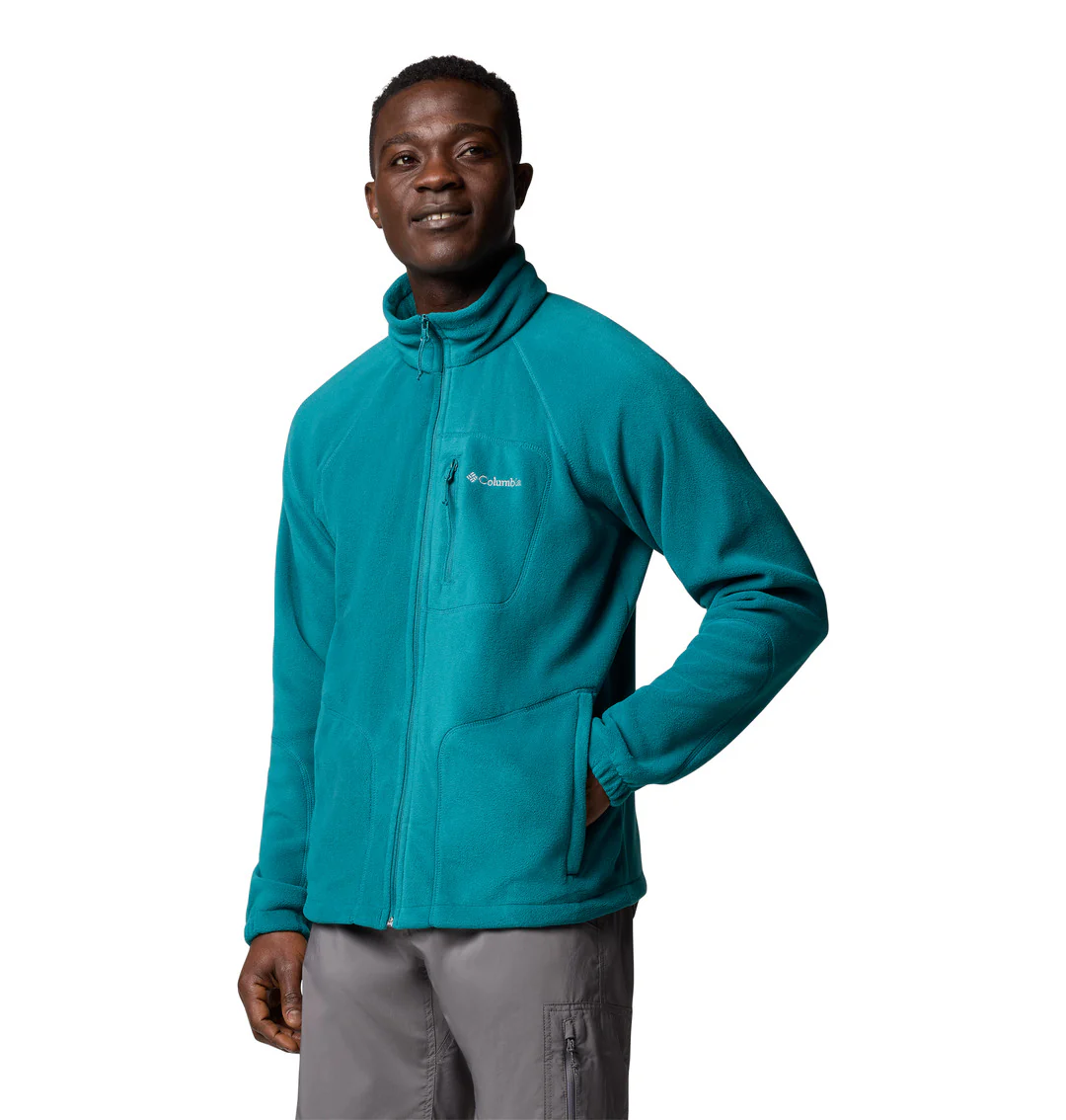 Columbia Men Blue Fast Trek II Full Zip Fleece - Image 4