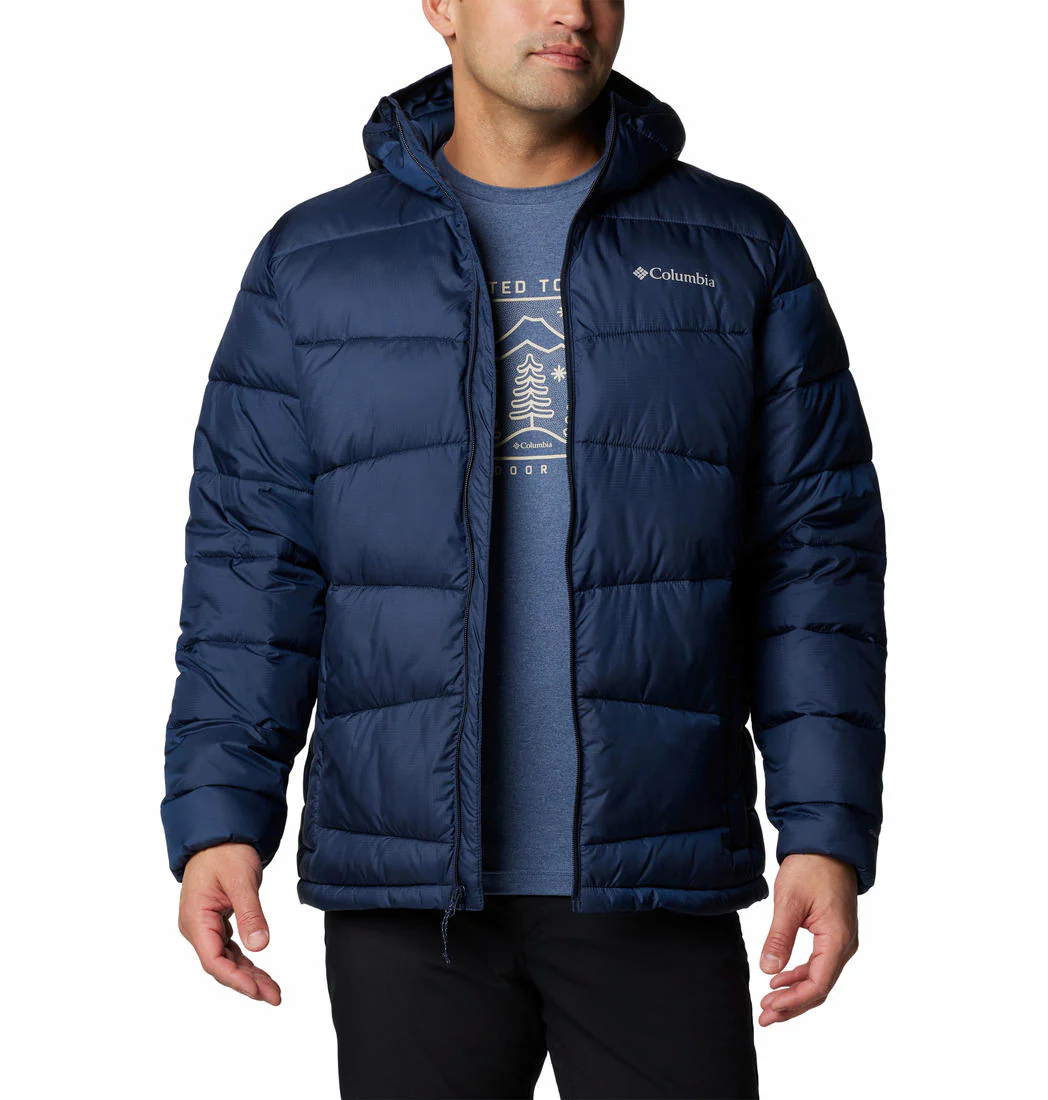 Columbia Men Blue Fivemile Butte II Hooded Jacket - Image 4