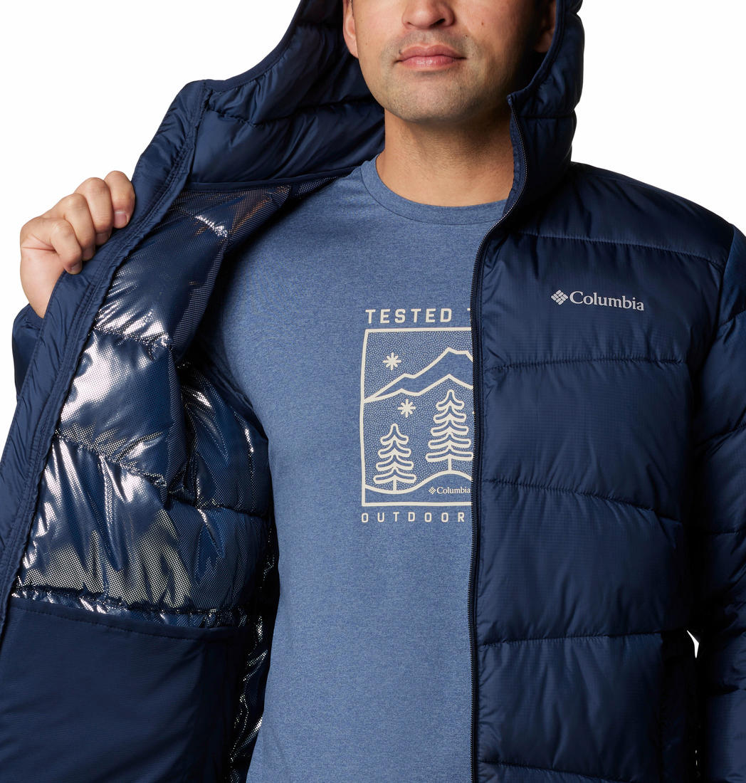Columbia Men Blue Fivemile Butte II Hooded Jacket - Image 6