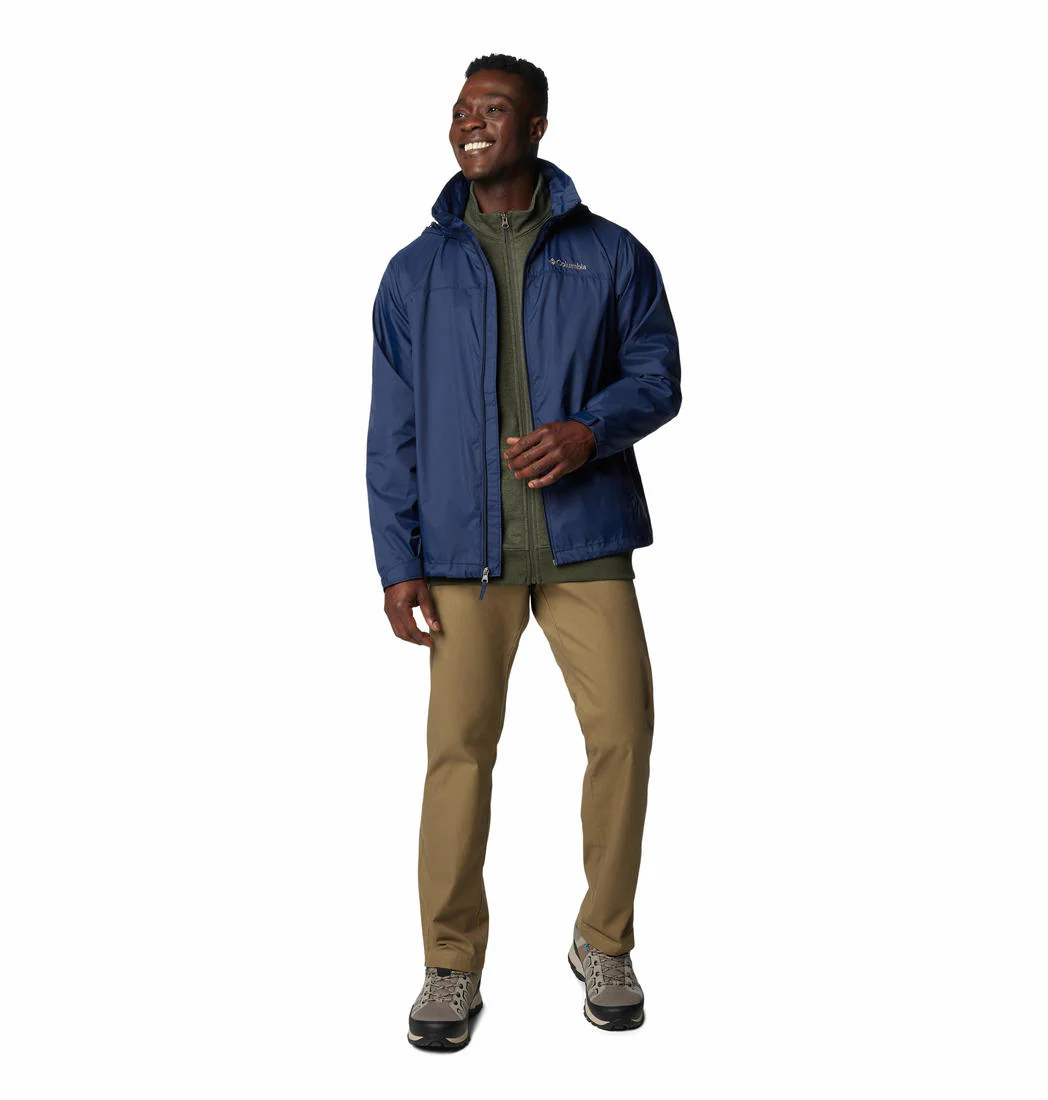 Columbia Men Blue Glennaker Lake II Rain Jacket - Image 4