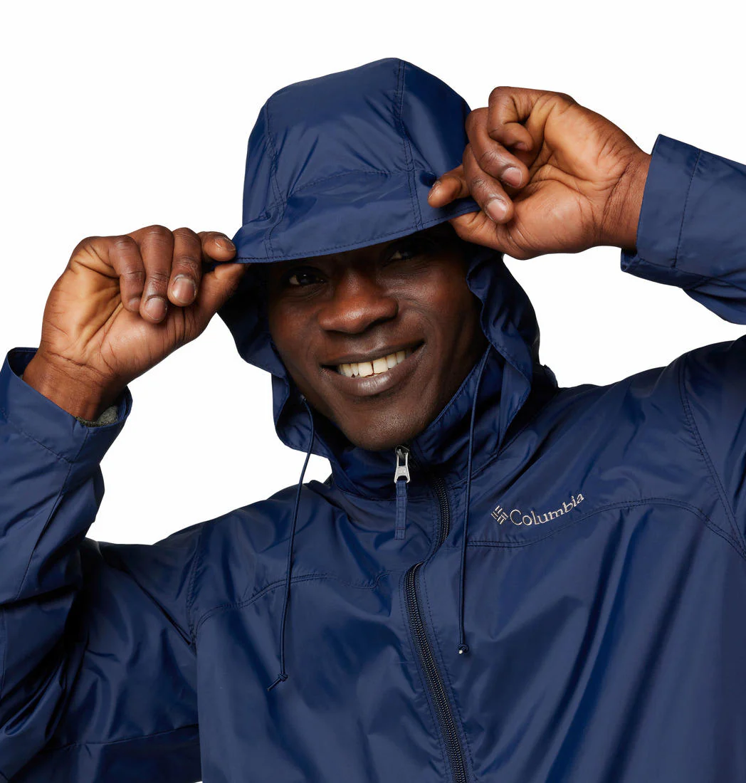 Columbia Men Blue Glennaker Lake II Rain Jacket - Image 5