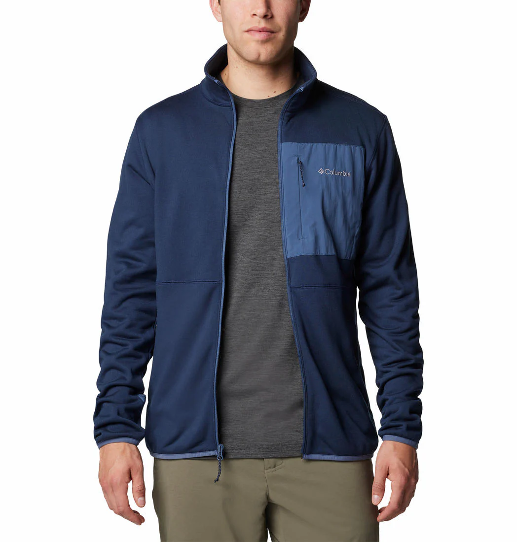 Columbia Men Blue Columbia Hike Full Zip II - Image 4