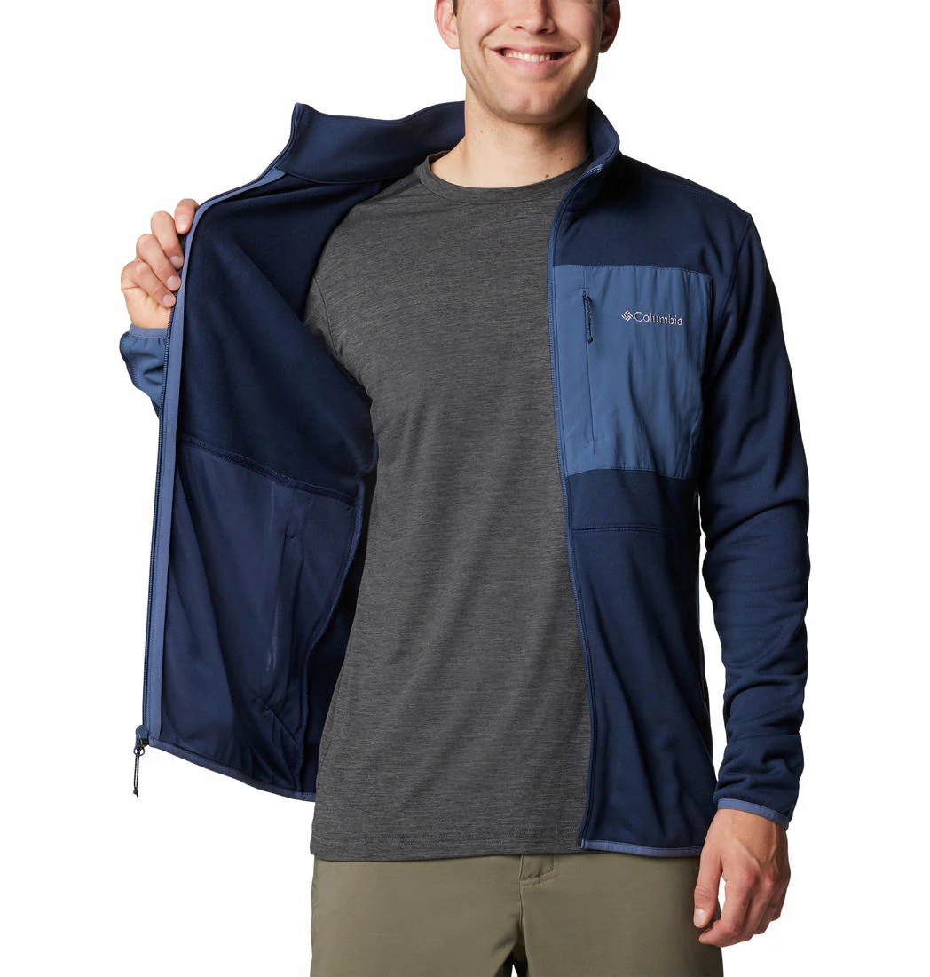 Columbia Men Blue Columbia Hike Full Zip II - Image 5