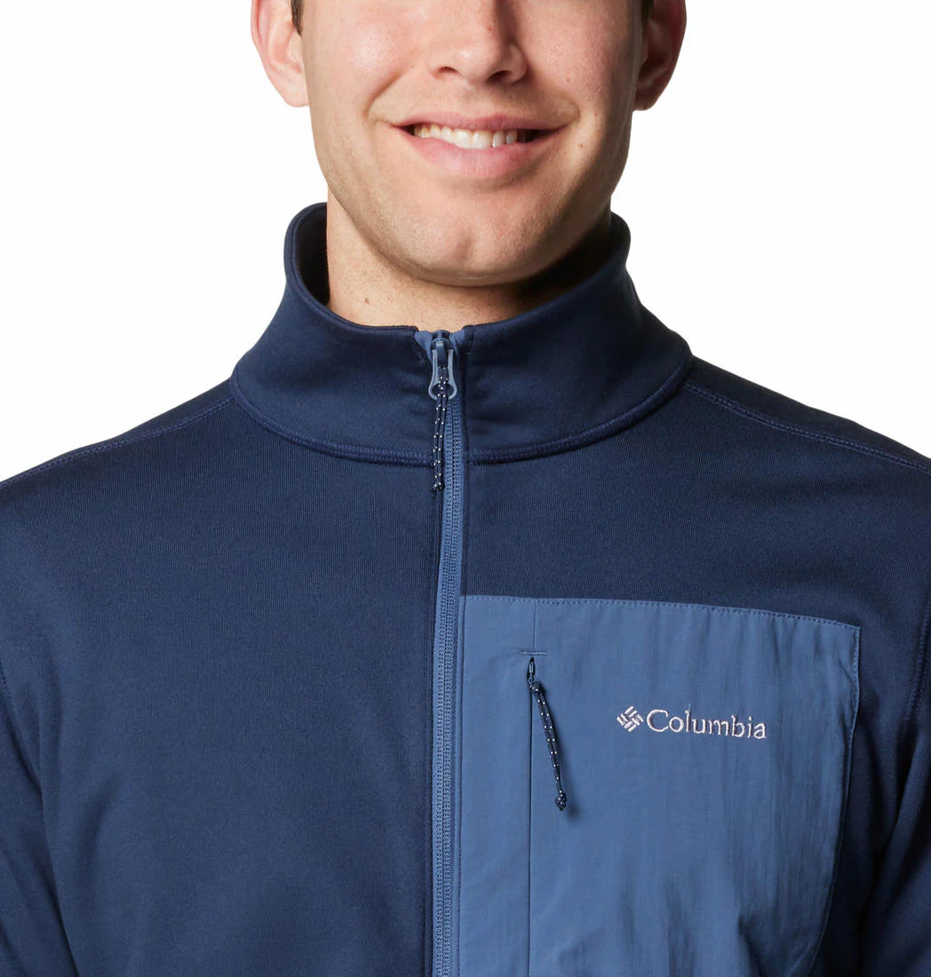 Columbia Men Blue Columbia Hike Full Zip II - Image 6