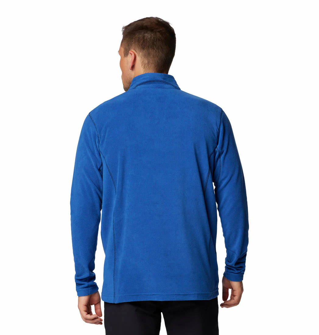 Columbia Men Blue Klamath Range II Half Zip (Sun Protection) - Image 2