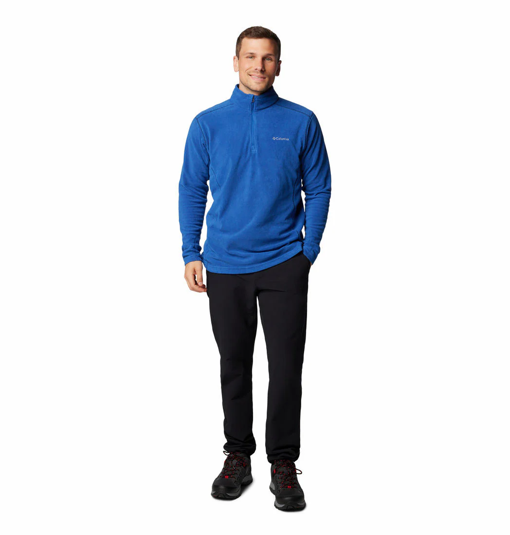 Columbia Men Blue Klamath Range II Half Zip (Sun Protection) - Image 4