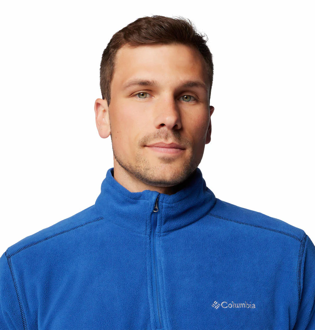 Columbia Men Blue Klamath Range II Half Zip (Sun Protection) - Image 5