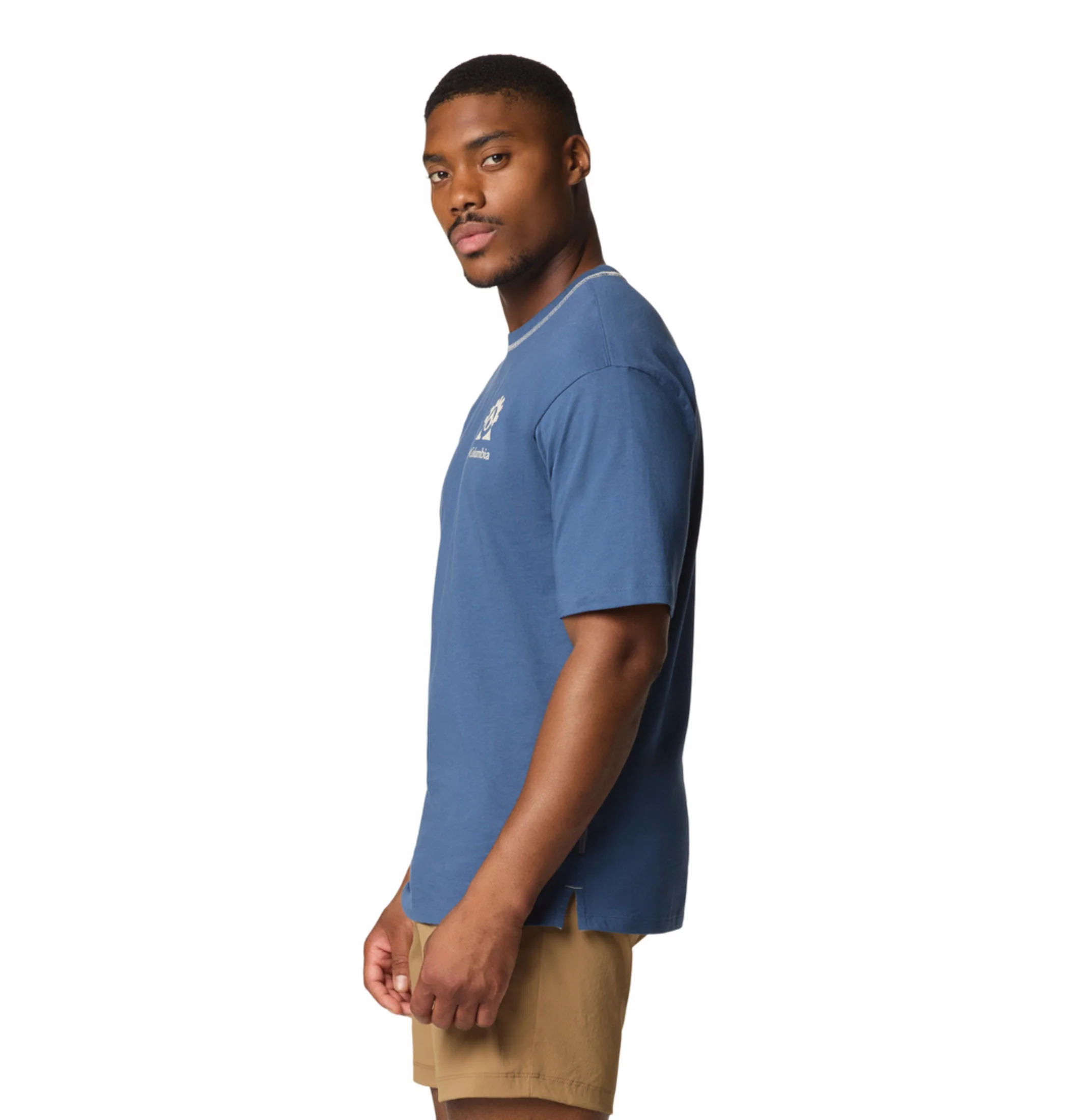 Columbia Men Blue Landroamer SS Crew - Image 4