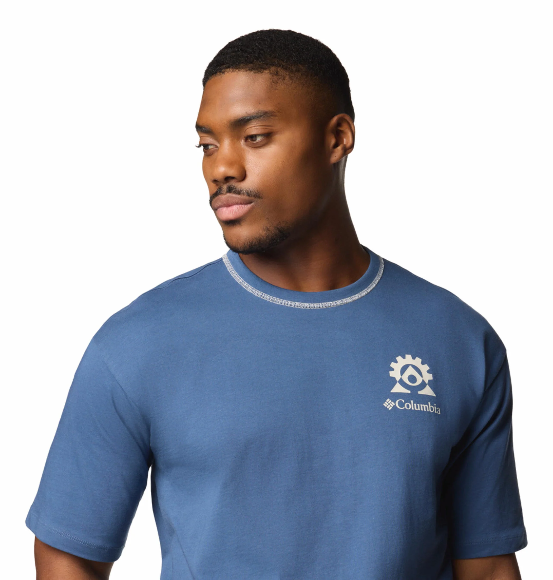 Columbia Men Blue Landroamer SS Crew - Image 7