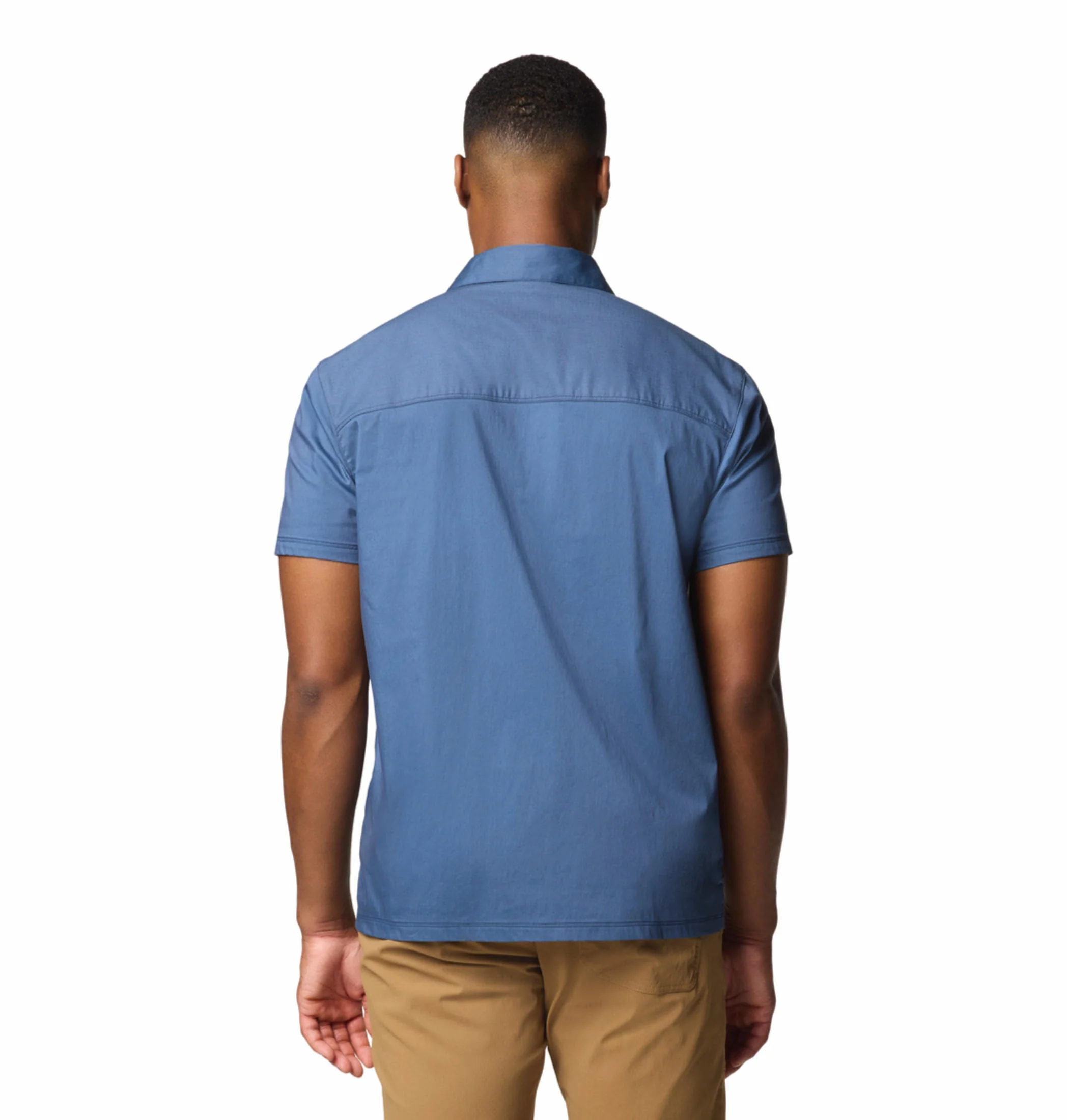 Columbia Men Blue Landroamer Twill SS Shirt - Image 5