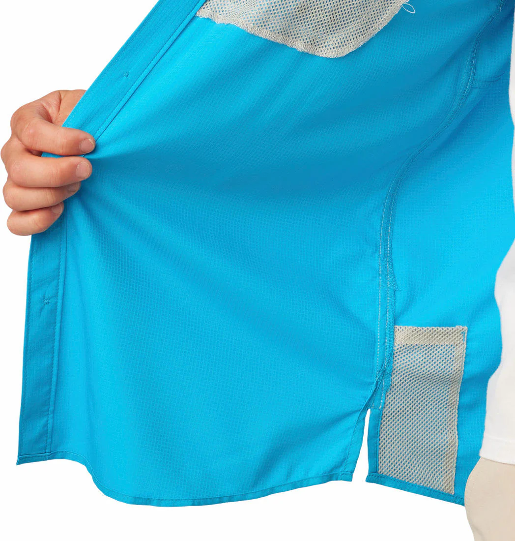 Columbia Men Blue Low Drag Offshore SS Shirt (Sun Protection) - Image 5