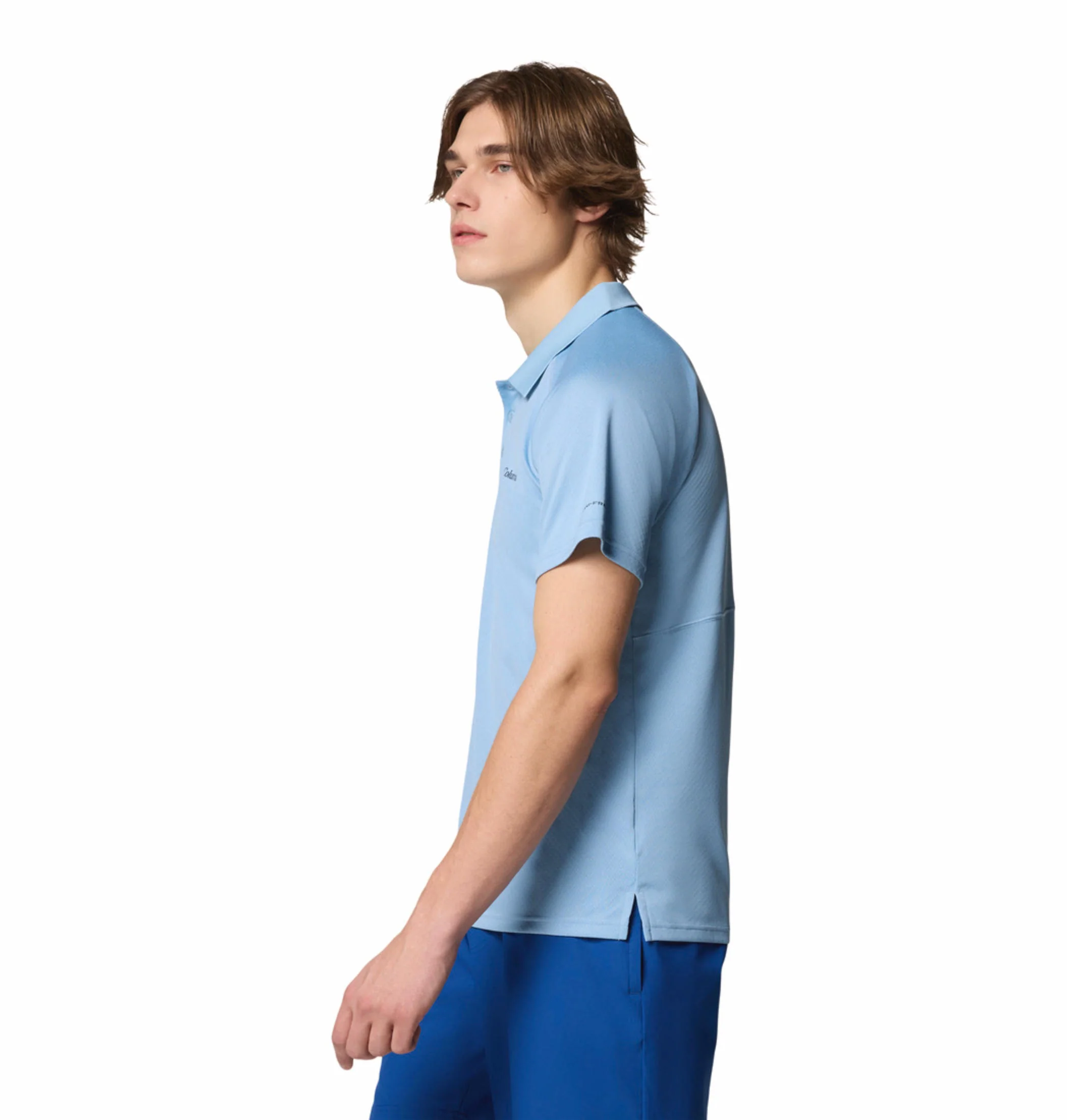 Columbia Men Blue Alpine Chill Pro Polo (Sun Protection) - Image 4