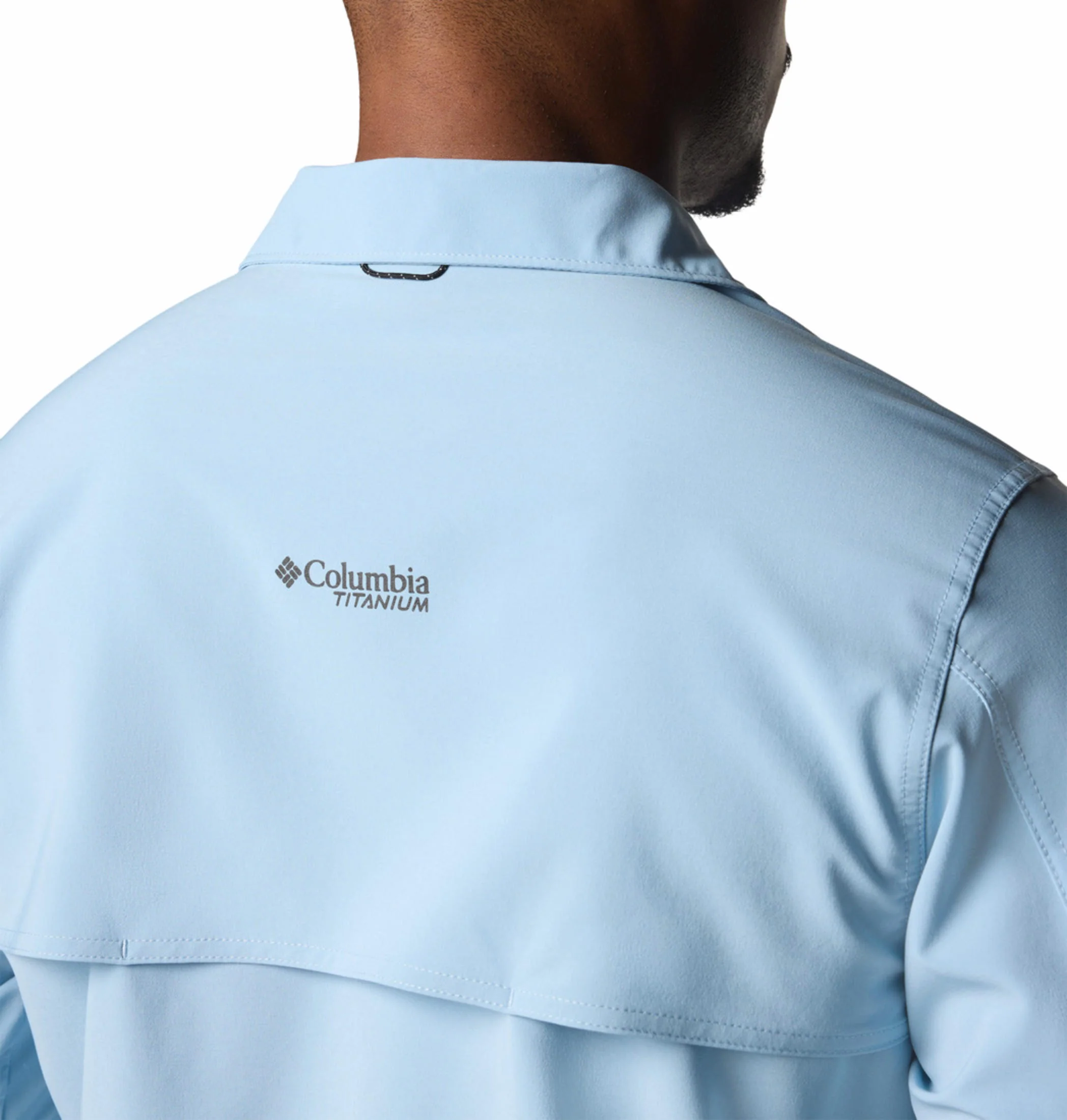 Columbia Men Blue Summit Valley Woven LS Shirt (Sun Protection) - Image 8