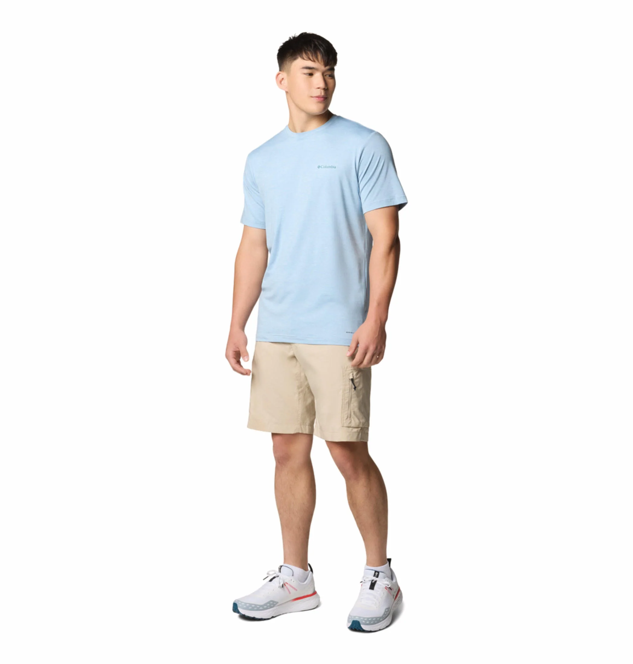 Columbia Men Blue Kwick Hike Back Graphic SS Tee (Sun Protection) - Image 6