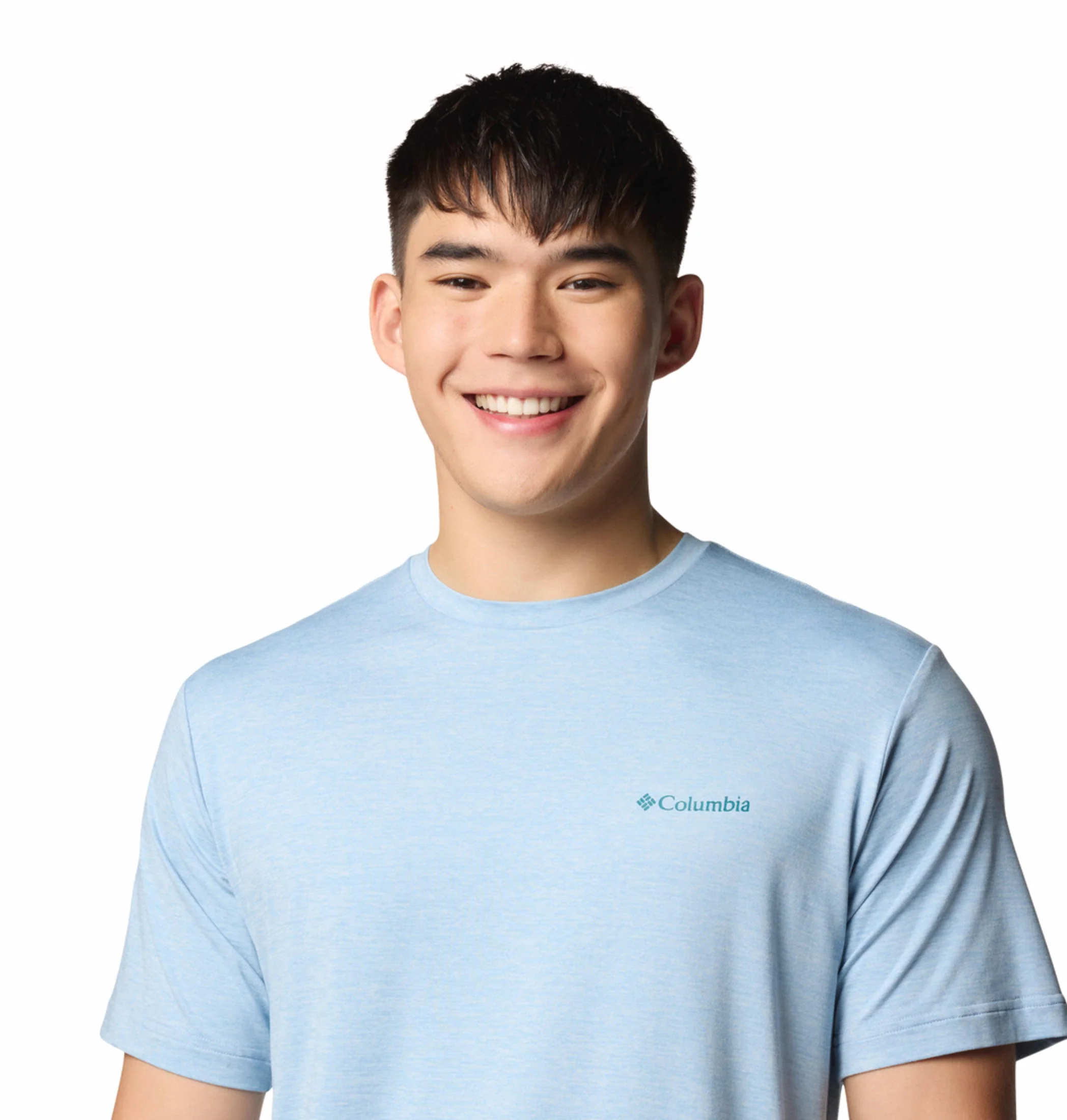Columbia Men Blue Kwick Hike Back Graphic SS Tee (Sun Protection) - Image 7