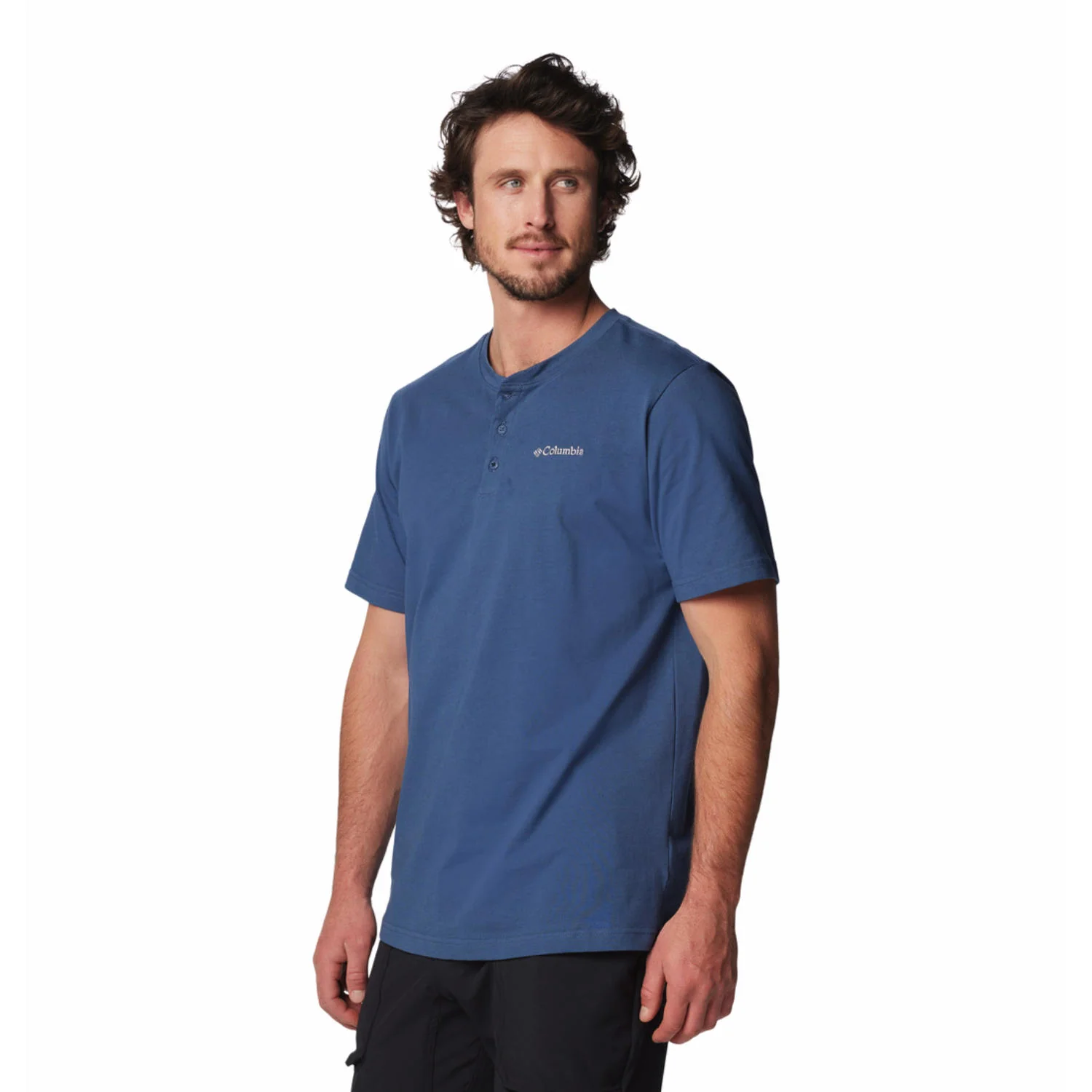 Columbia Men Blue Landroamer SS Henley II (Sun Protection) - Image 4