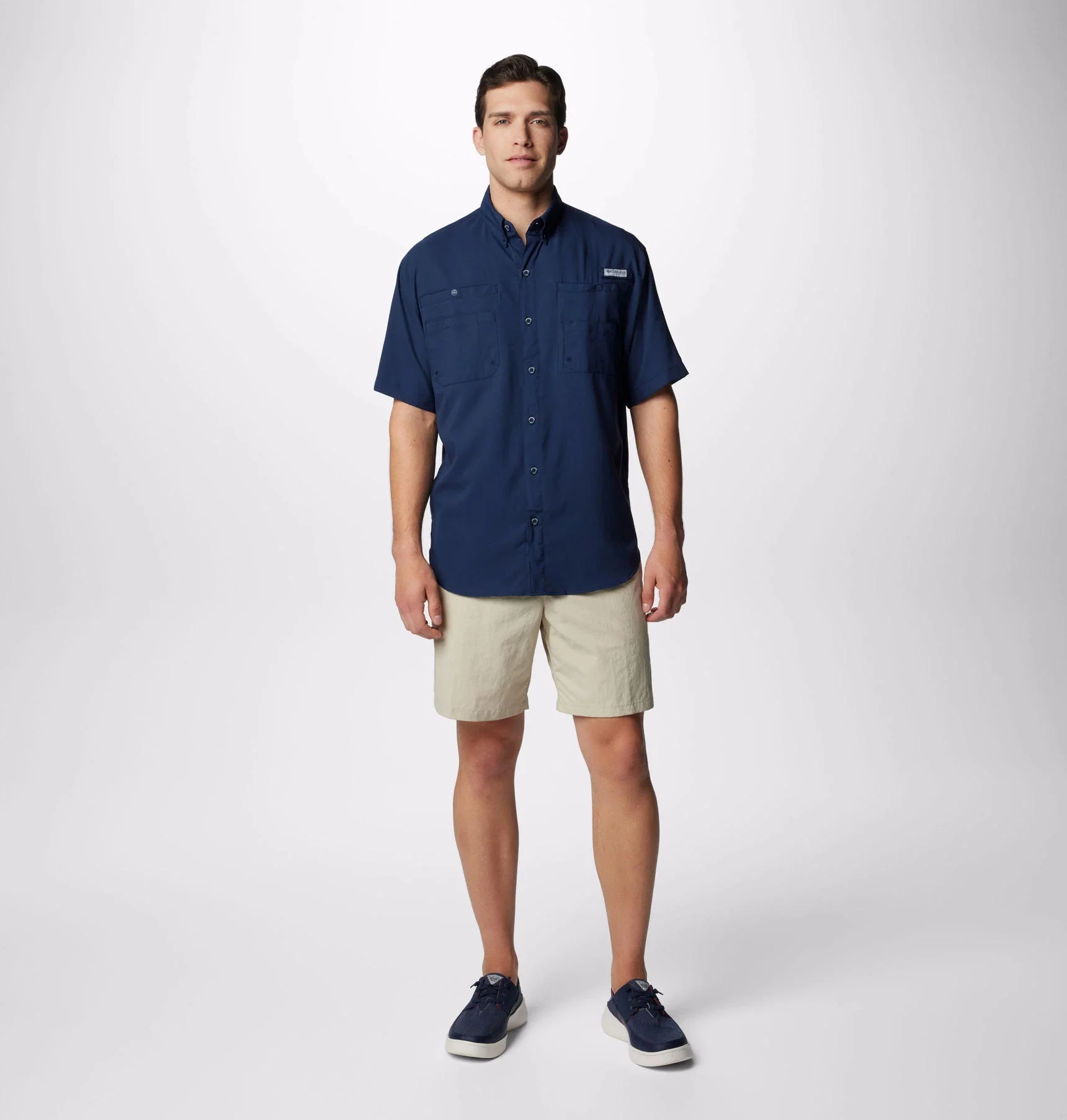 Columbia Men Blue Tamiami II SS Shirt (Sun Protection) - Image 6