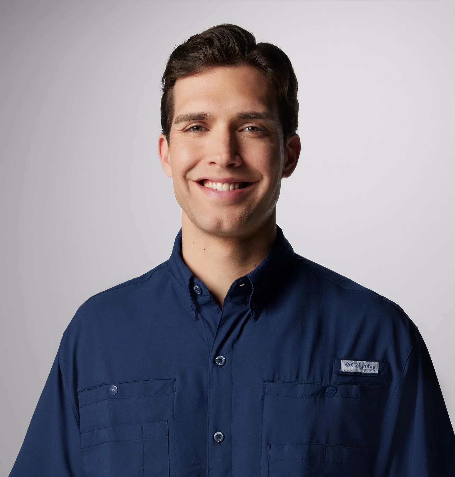 Columbia Men Blue Tamiami II SS Shirt (Sun Protection) - Image 7