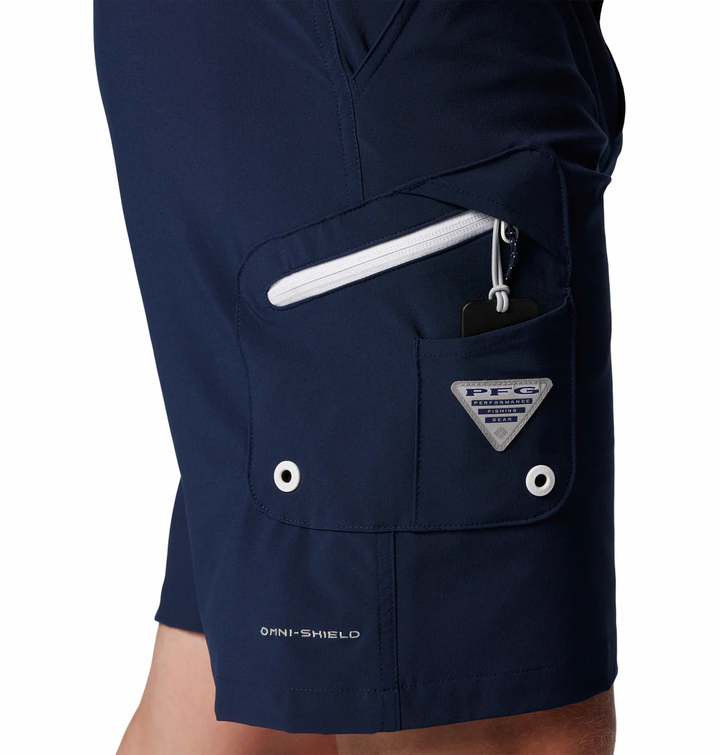 Columbia Men Blue Terminal Tackle II Short (Sun Protection) - Image 6