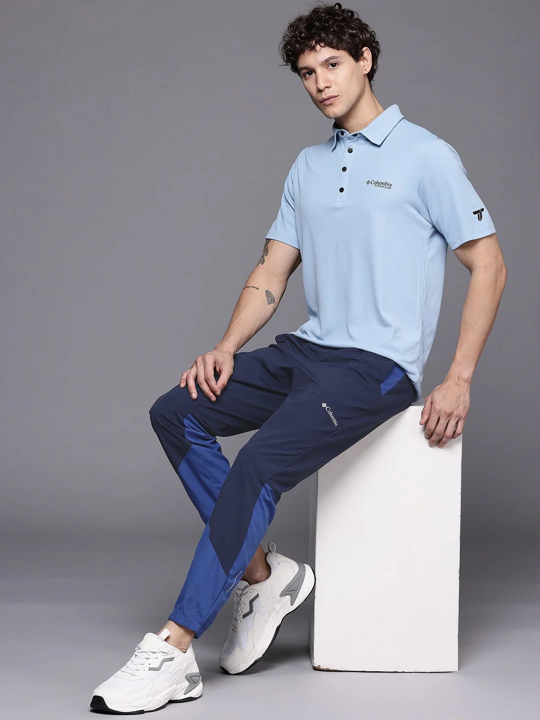 Columbia Men Blue Columbia Tech Nylon Pant - Image 4
