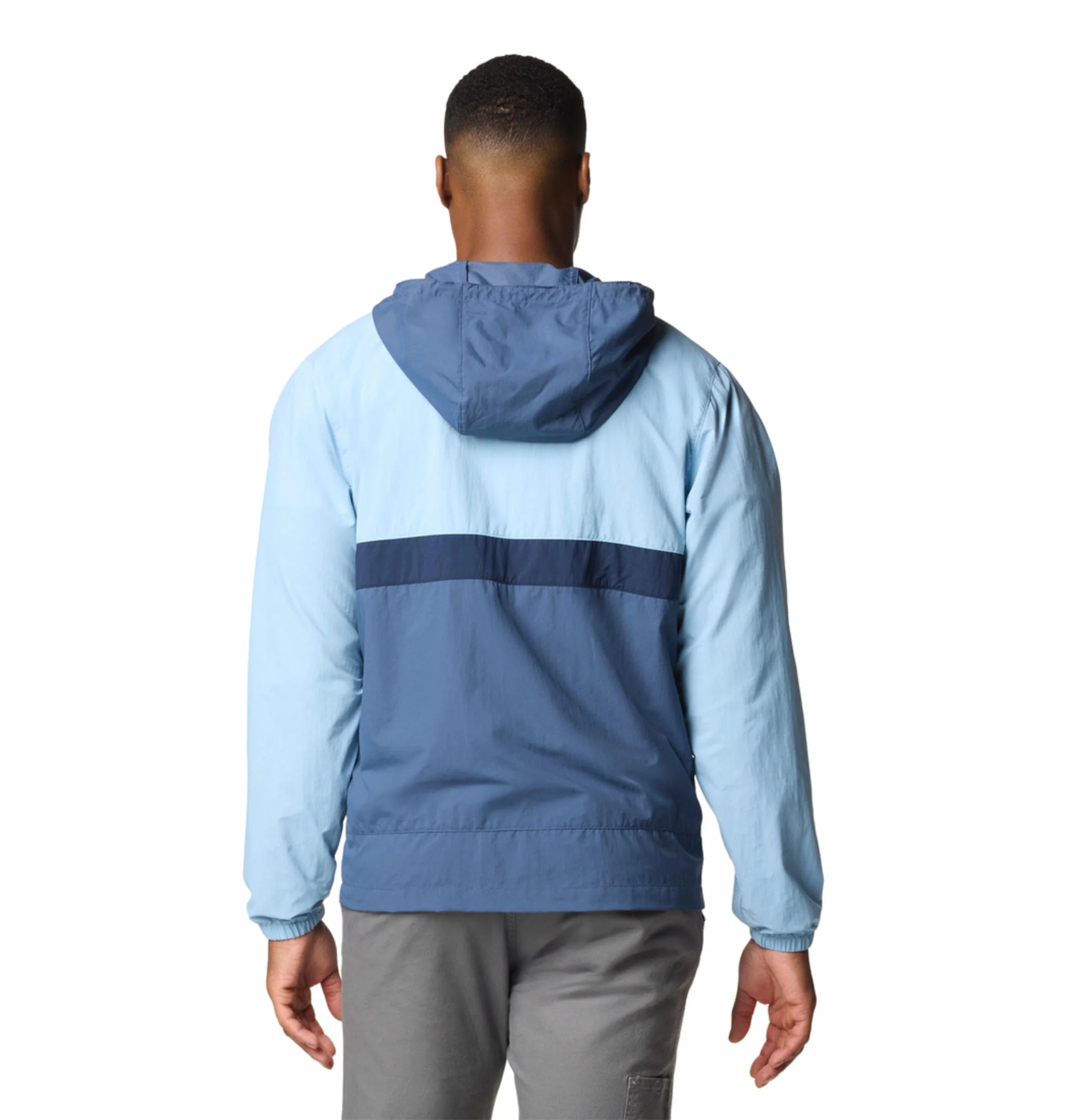 Columbia Men Blue Spire Valley Hooded Windbreaker (Sun Protection) - Image 5