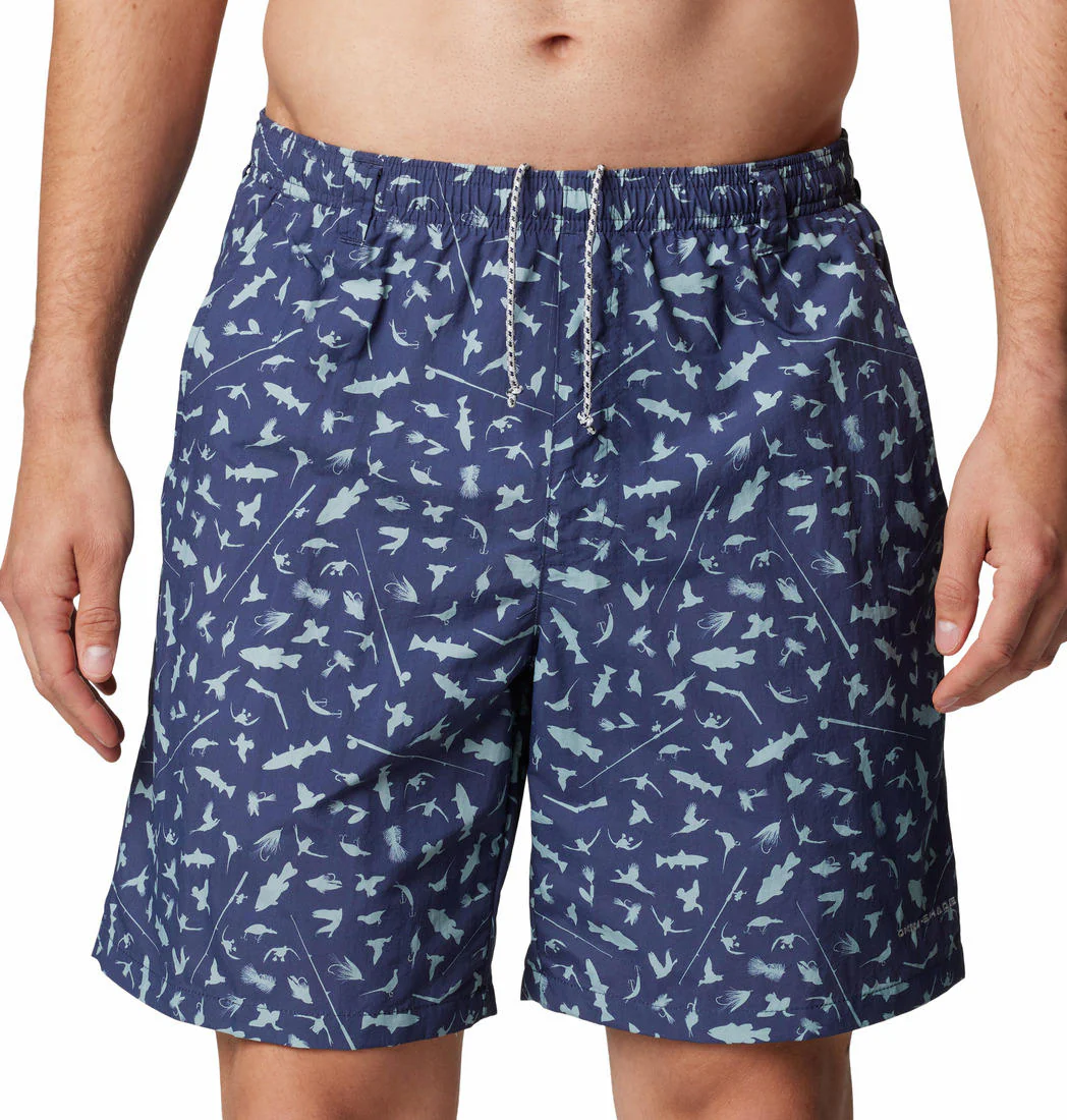 Columbia Men Navy Blue Super Backcast II Water Short (Sun Protection) - Image 4