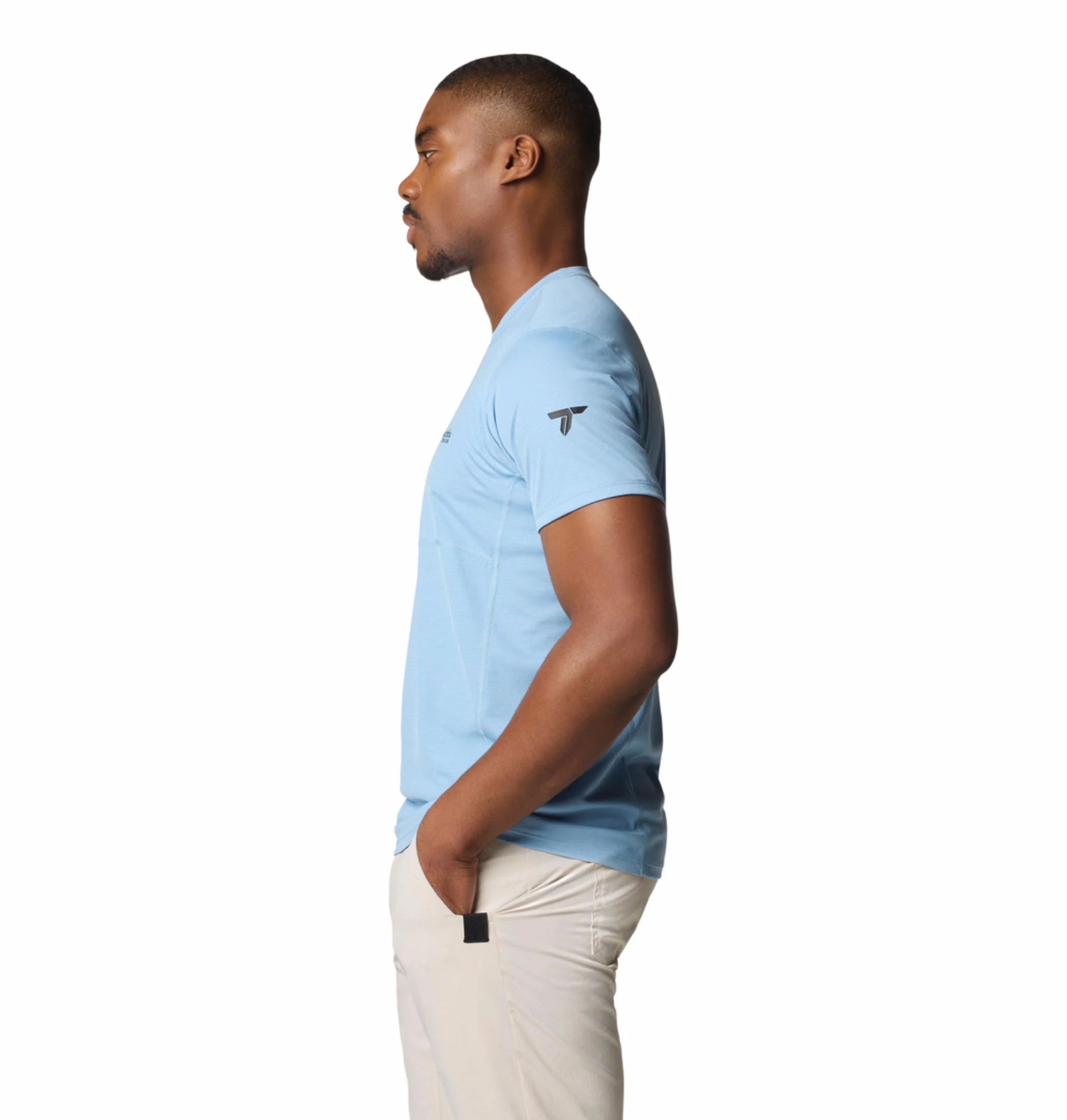 Columbia Men Blue Cirque River Pro SS Crew (Sun Protection) - Image 4