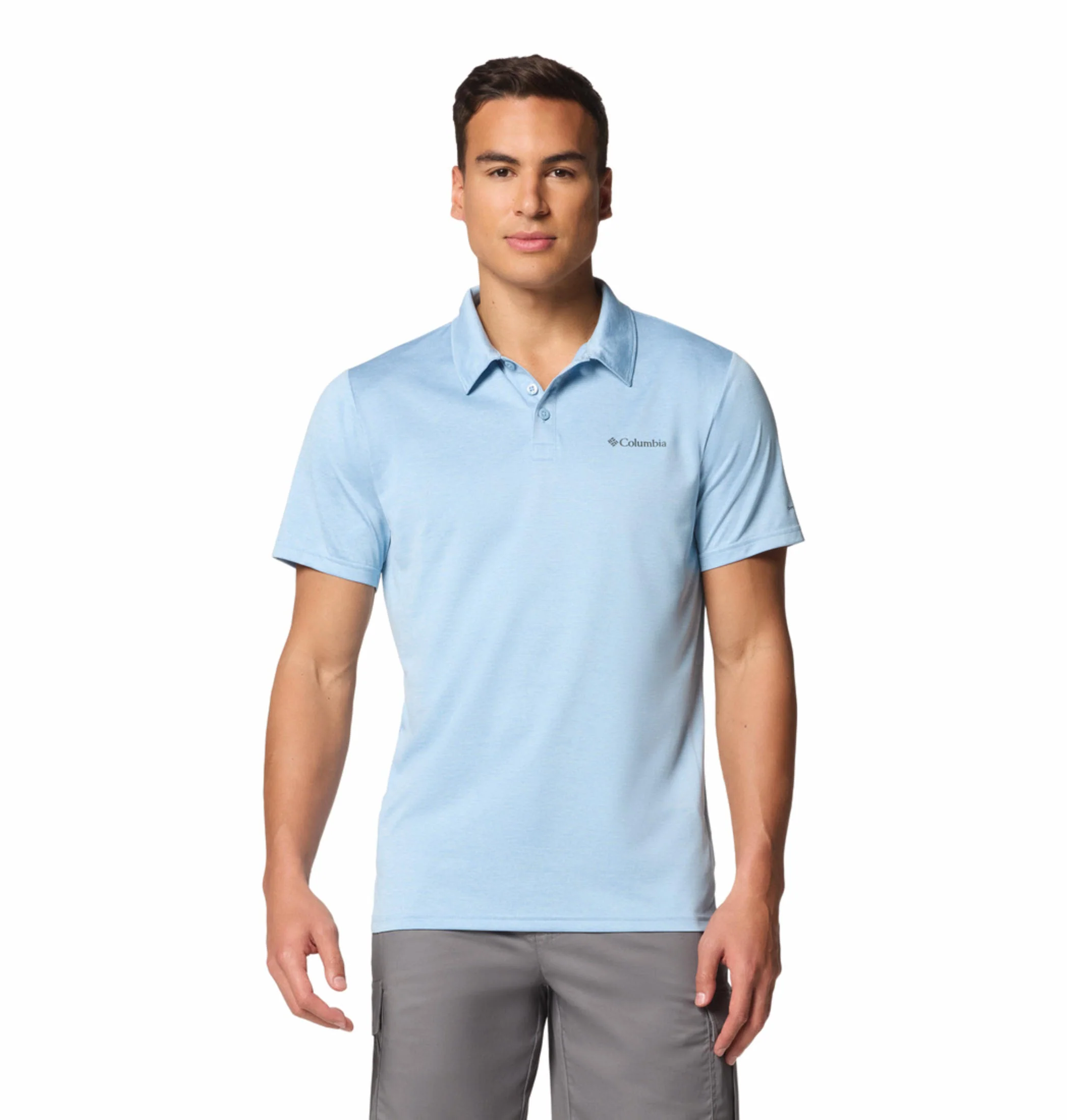 Columbia Men Blue Columbia Hike Polo