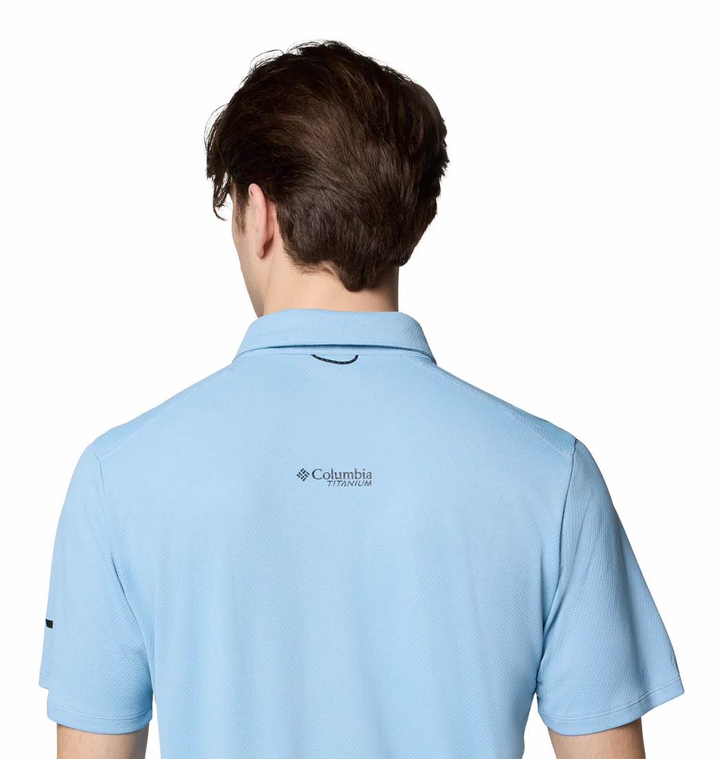 Columbia Men Blue Summit Valley Polo (Sun Protection) - Image 7