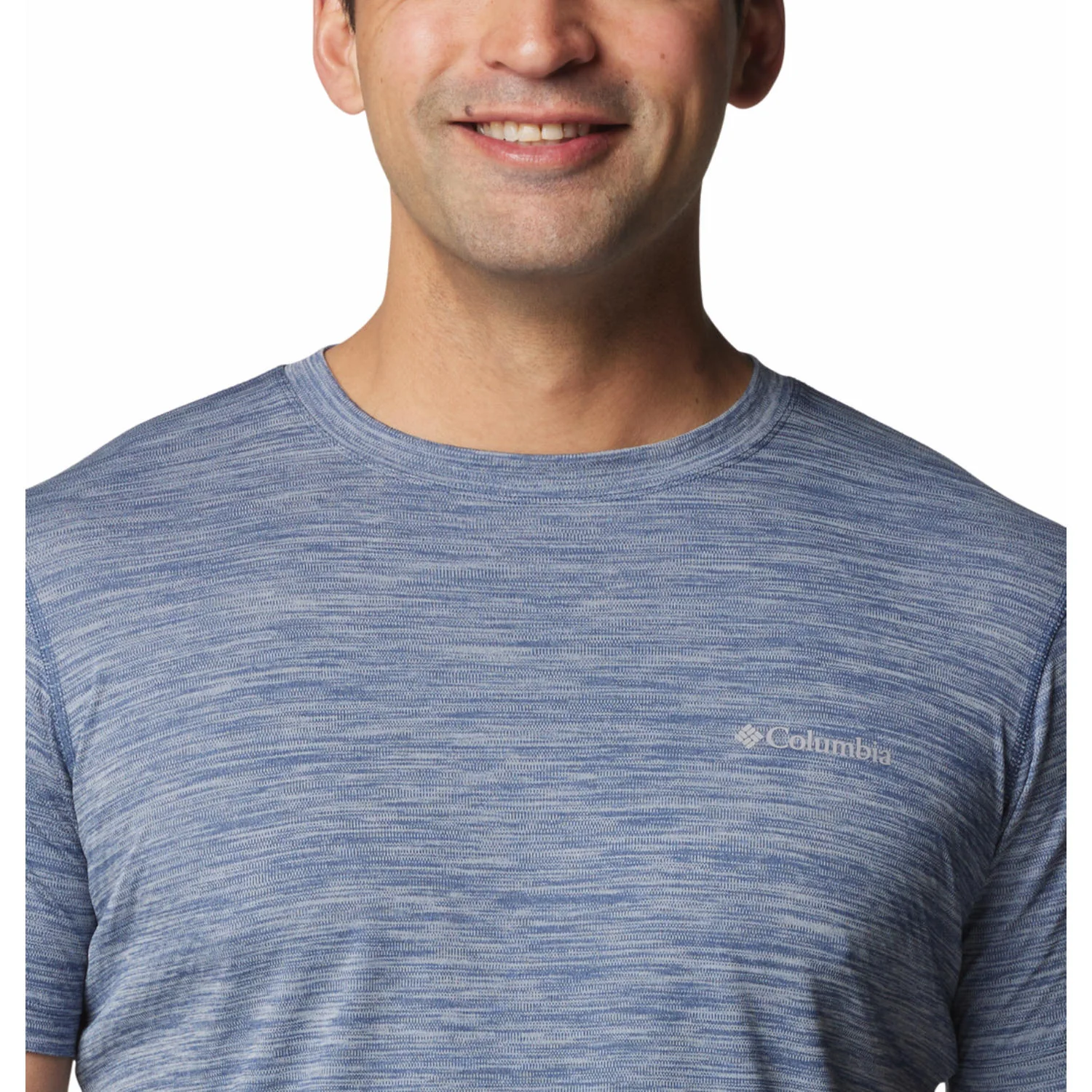Columbia Men Blue Zero Rules Short Sleeve Shirt - Image 4