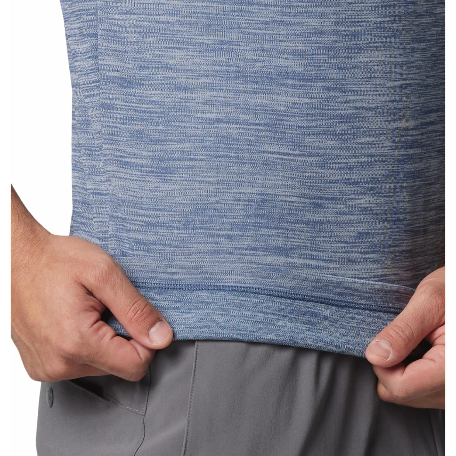 Columbia Men Blue Zero Rules Short Sleeve Shirt - Image 5