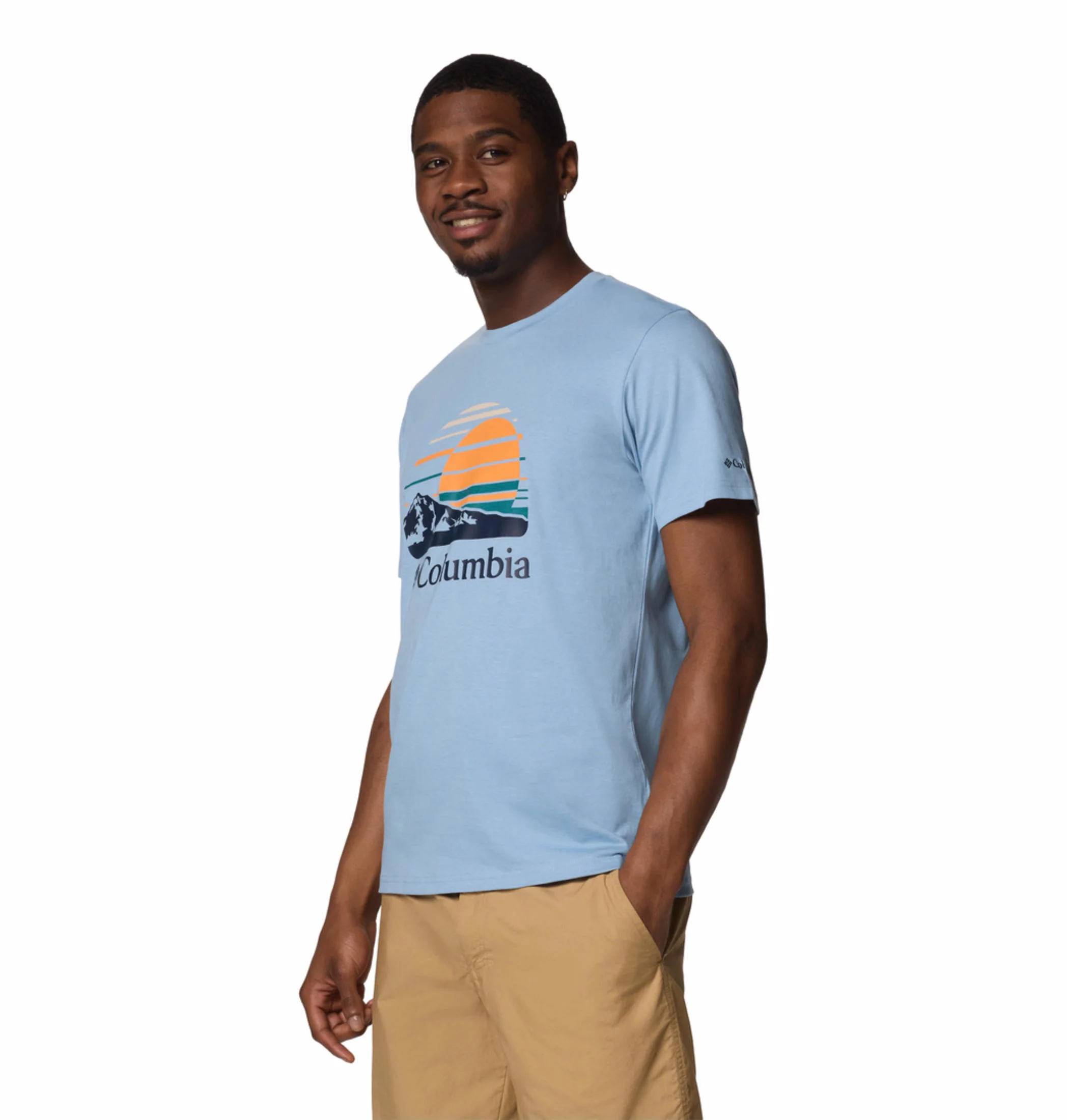 Columbia Men Blue Path Lake Graphic Tee II - Image 4