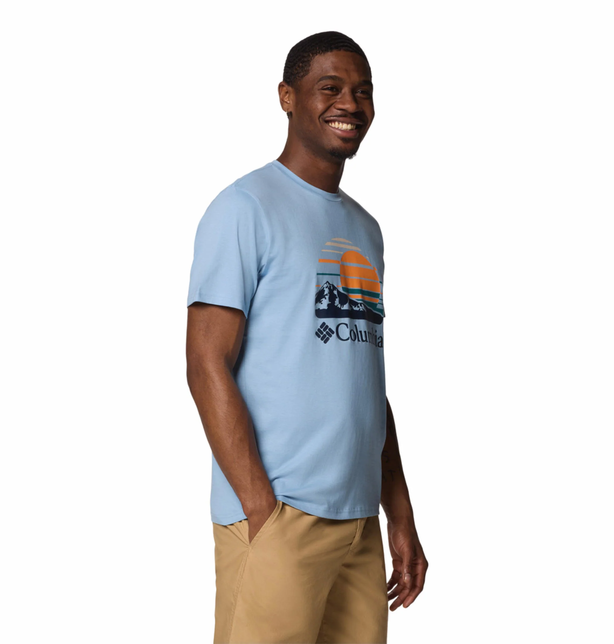 Columbia Men Blue Path Lake Graphic Tee II - Image 6