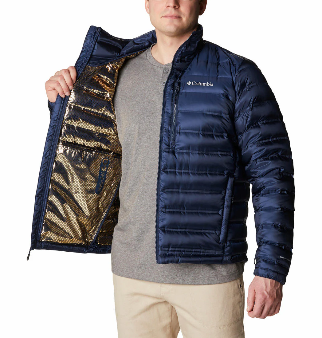 Columbia Men Blue Pebble Peak II Down Jacket - Image 4