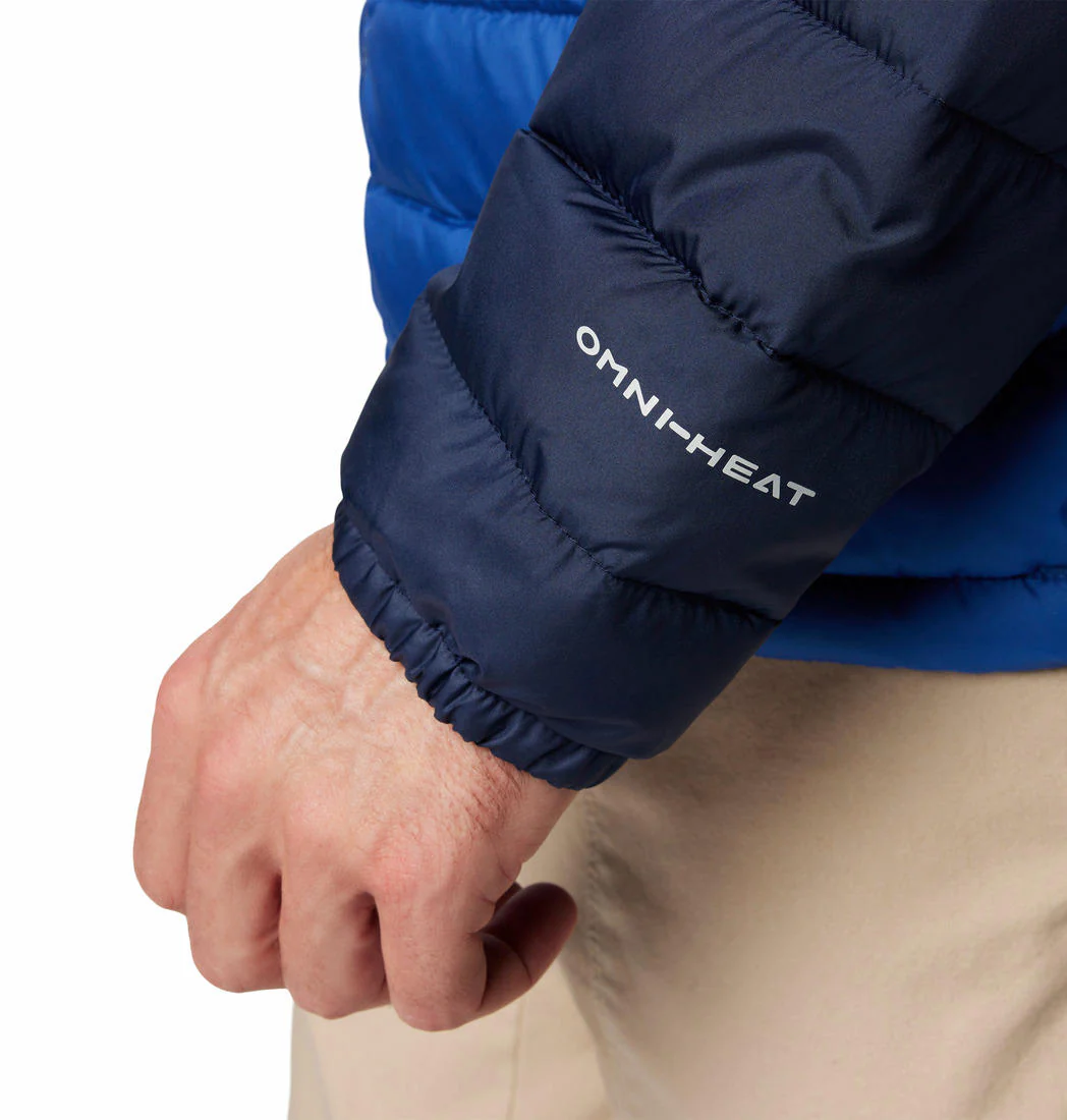 Columbia Men Blue Powder Lite II Hooded Jacket - Image 7