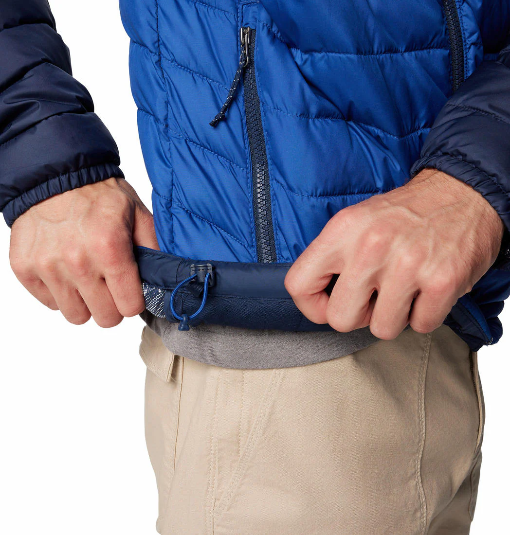 Columbia Men Blue Powder Lite II Hooded Jacket - Image 8